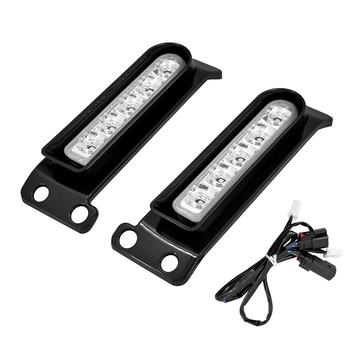 Hdbubalus Rear Fender Light Led Turn Signal Filler Panel Lights For Harley Touring Electra Glide Road King Ultra Limited 2014-2023