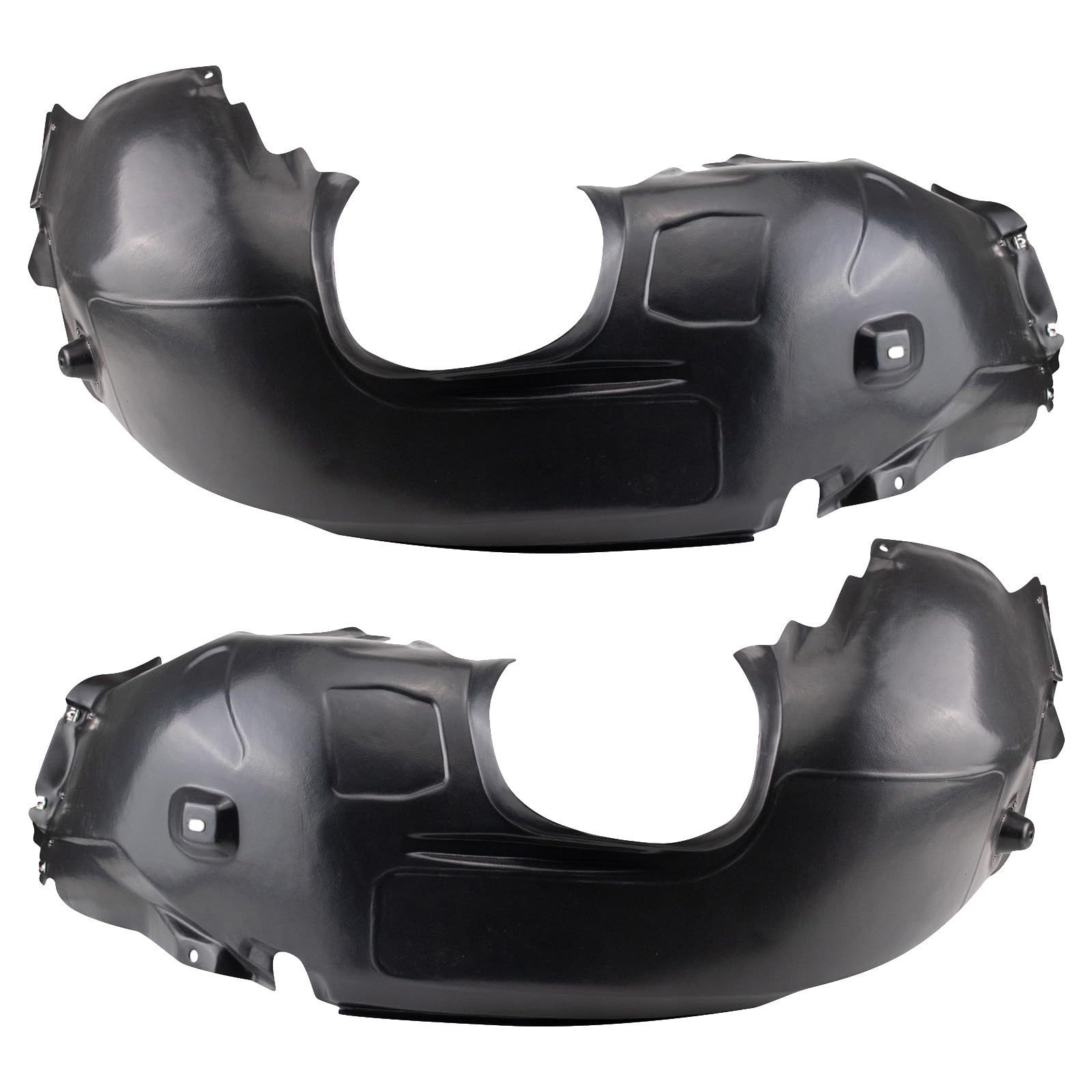 Trq Inner Fender Liner Set Compatible With 2013-2018 Ford C-Max Fo1248157 Fo1249157