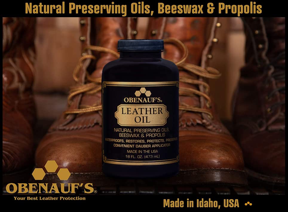 Obenauf's Leather Conditioner - Restore & Protect Leather - 16oz - Made in USA with Applicator