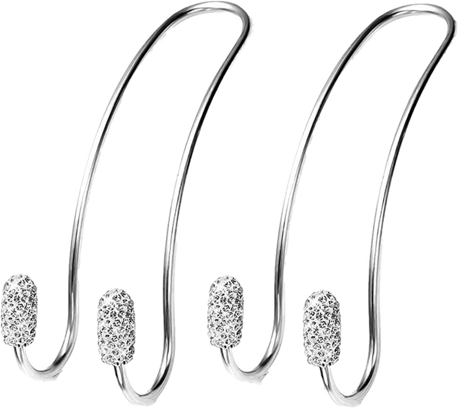 2024 Newest Bling Auto Hooks,Car Hangers Organizer Seat Headrest Hooks,Bag Organizers Rack And Hanger, Heavy-Duty Car Seat Hooks