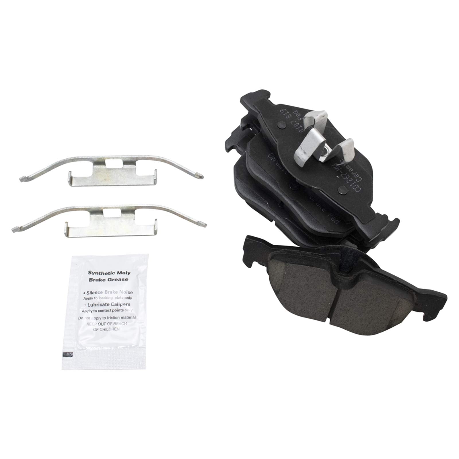 Trq Rear Brake Pad & Rotor Kit Brake Pads Brake Rotor Parking Brake Shoe Set Ceramic Compatible With 2012-2013 Bmw 328I