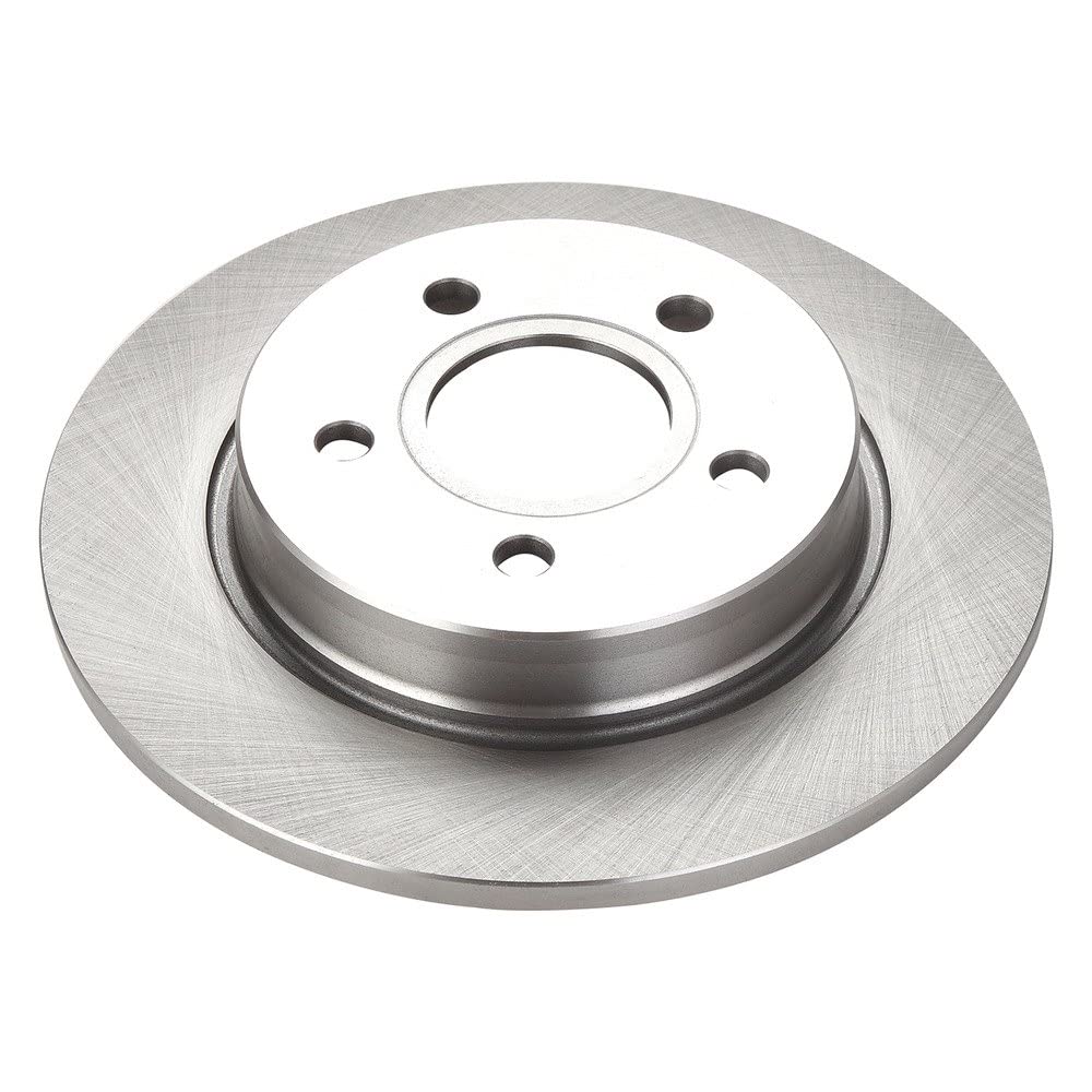 Trq Rear Brake Rotors Set Solid Compatible With 2012-2018 Ford Focus