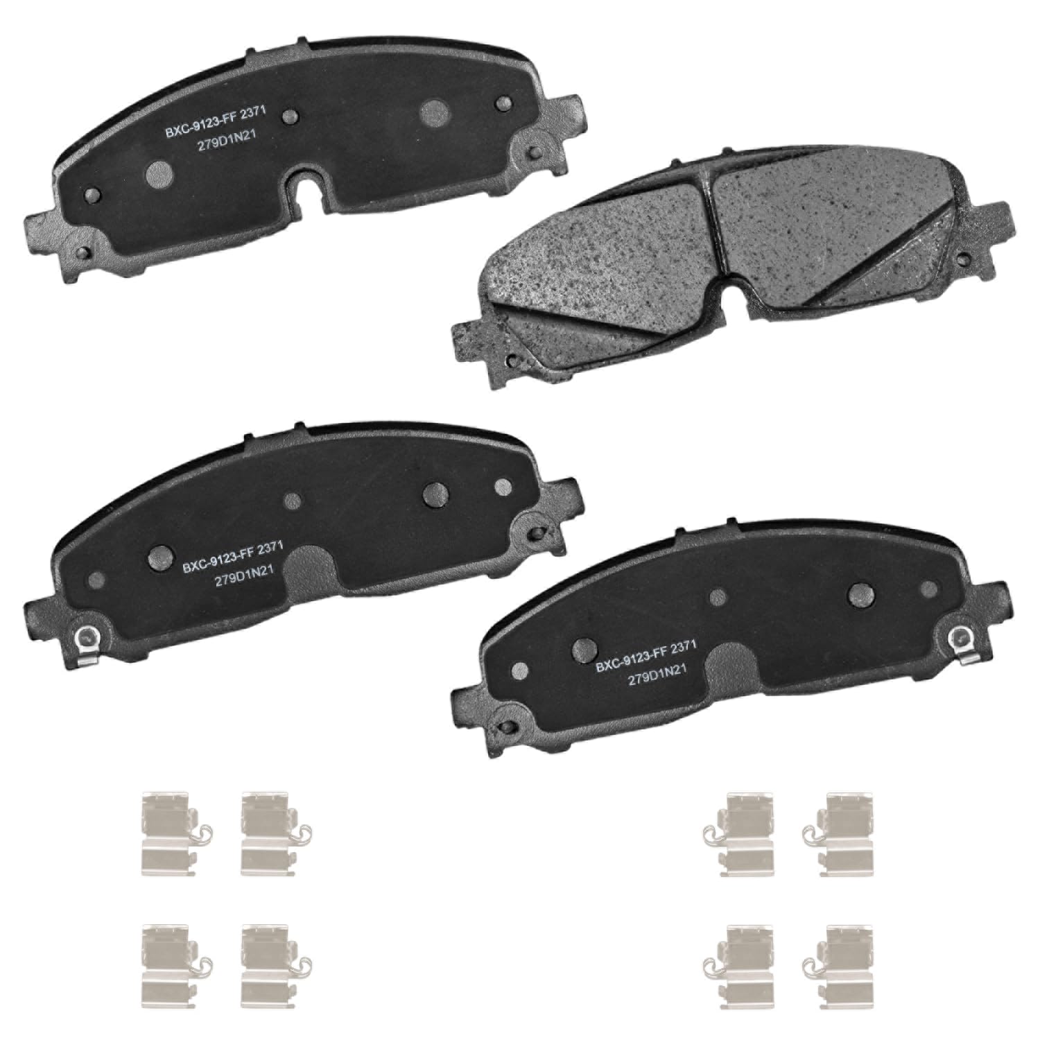 Bendix Premium Sbc2371 Ceramic Front Brake Pads For Select Models Buick Enclave,Cadillac Xt5,Xt6,Chevrolet Blazer,Colorado,Trave