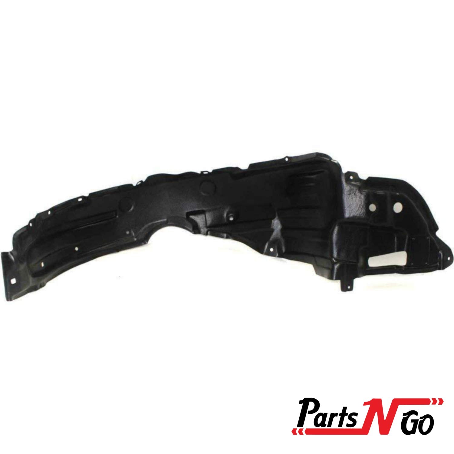 Parts N Go Corolla Fender Liner RH Splash Guard 2009-2010, Black, Polyurethane/Plastic