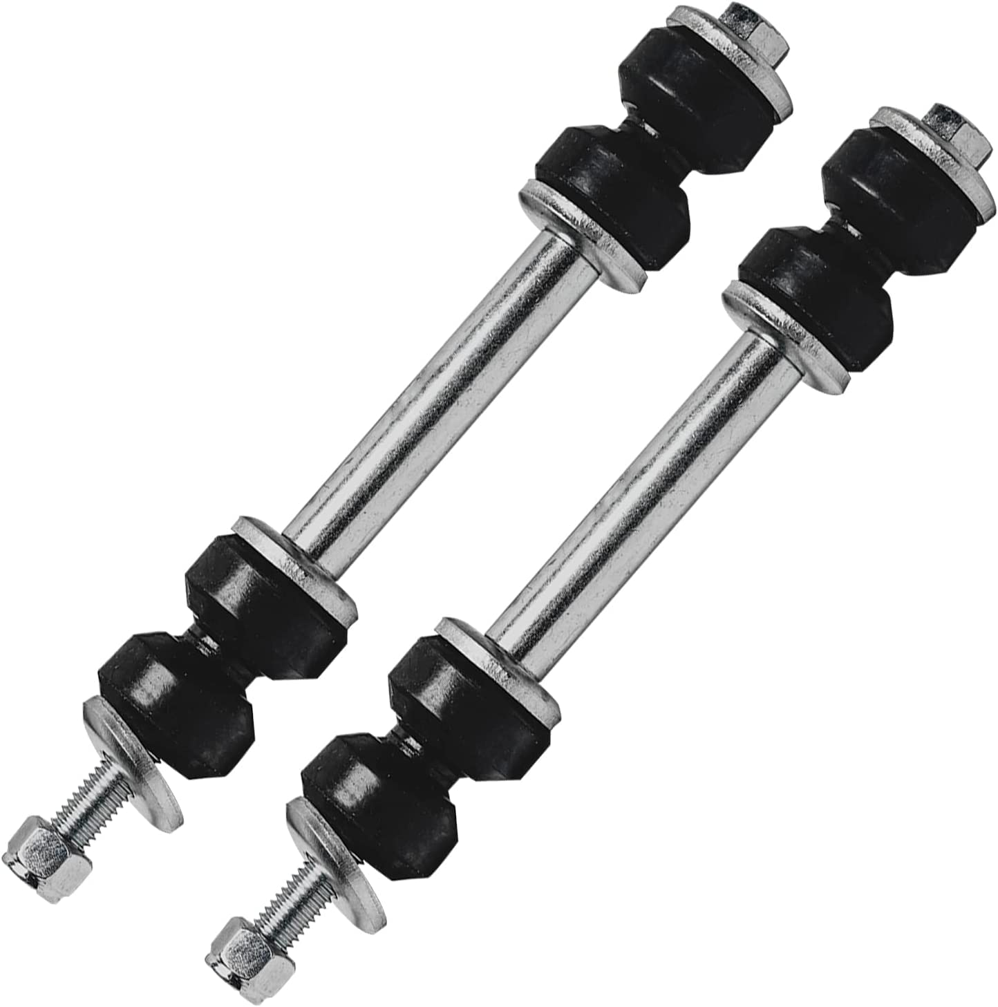 Detroit Axle - 12Pc Front End Kit For Gmc Chevy Silverado Sierra Suburban Yukon Xl 1500 Tahoe Escalade Esv Ext 2 Upper Control Arms 2 Sway Bars 4 Tie Rods 2 Lower Ball Joints 2 Boots