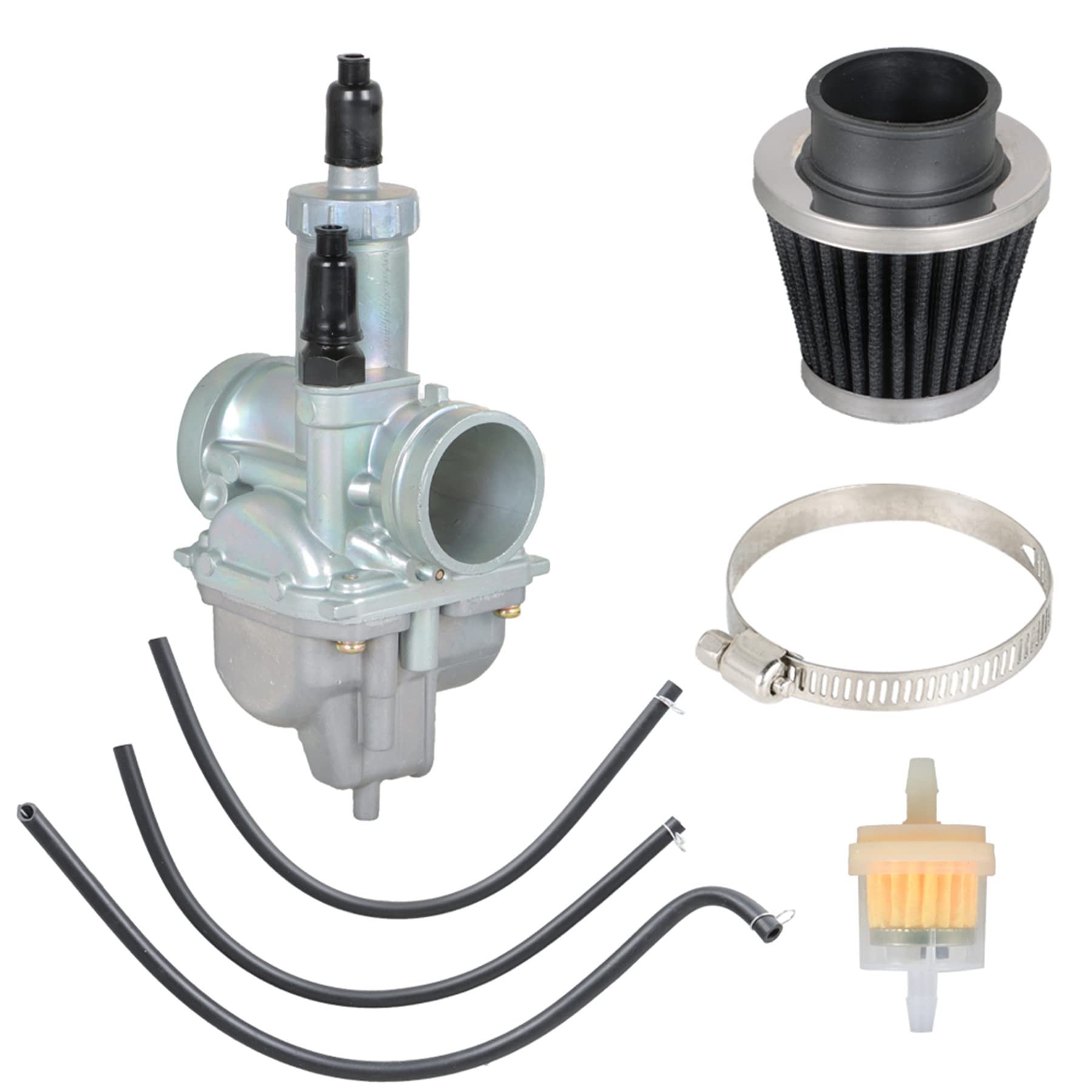 Carburetor & Air Filter Replacement for Kawasaki Bayou 250 KLF250A Bayou 220 KLF220A Carb