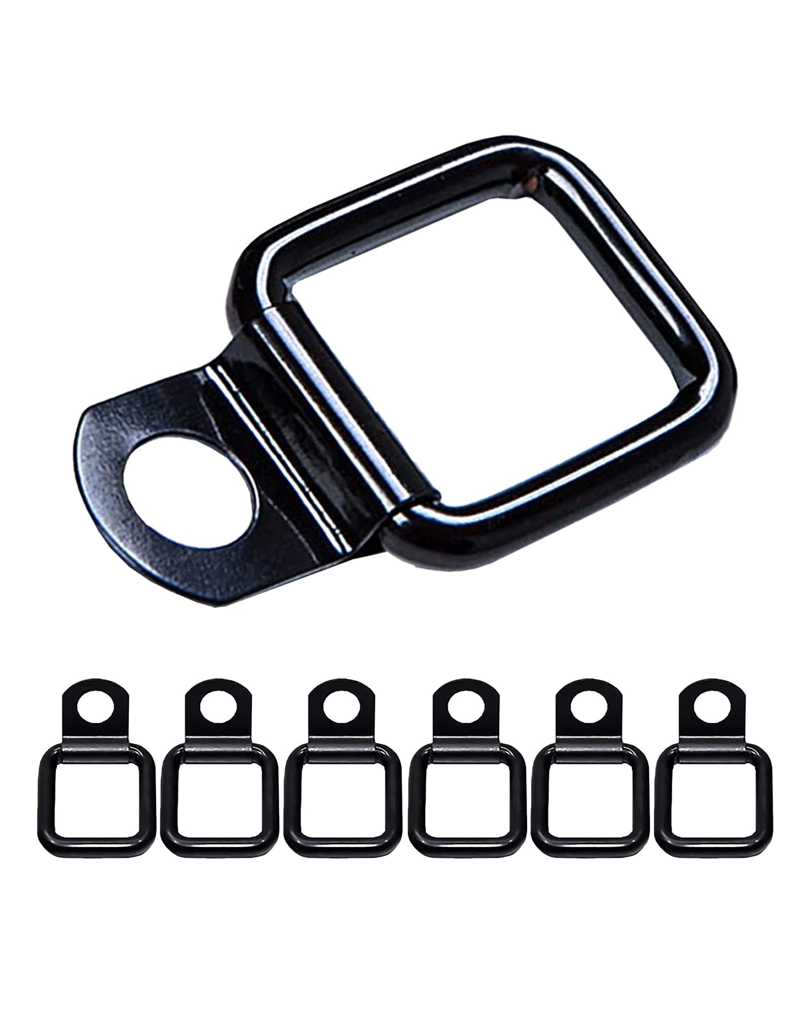 Tie Down D Ring Set, Easy-to-Install Truck Tie Downs, Compatible with Cargo Cover Mounts, Heavy-Duty Jeep Wrangler Accessories f