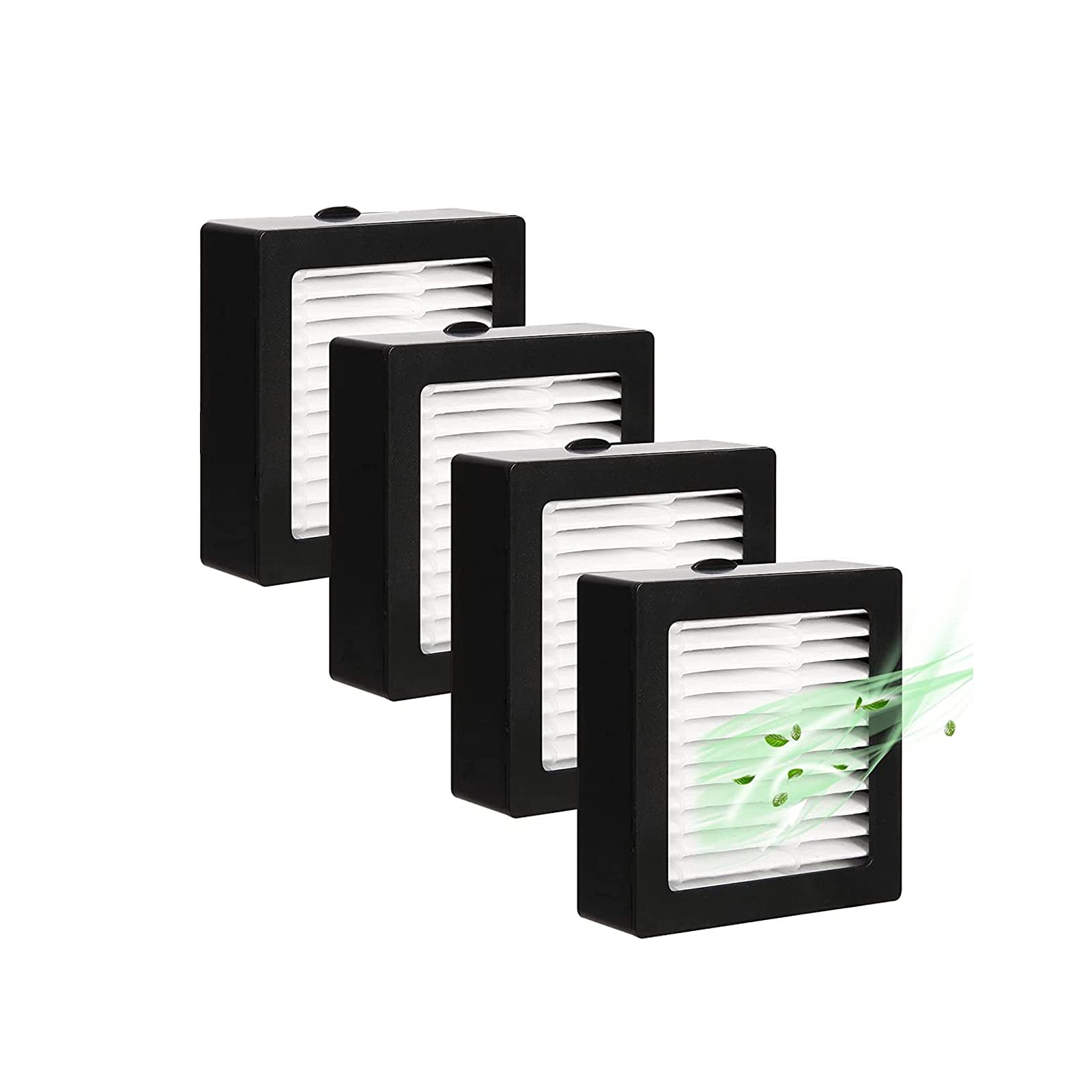 FUKANG Smokeless Ashtray Replaceable Filter Element - 4 Pack, One Size, High-Quality Replacement Filters