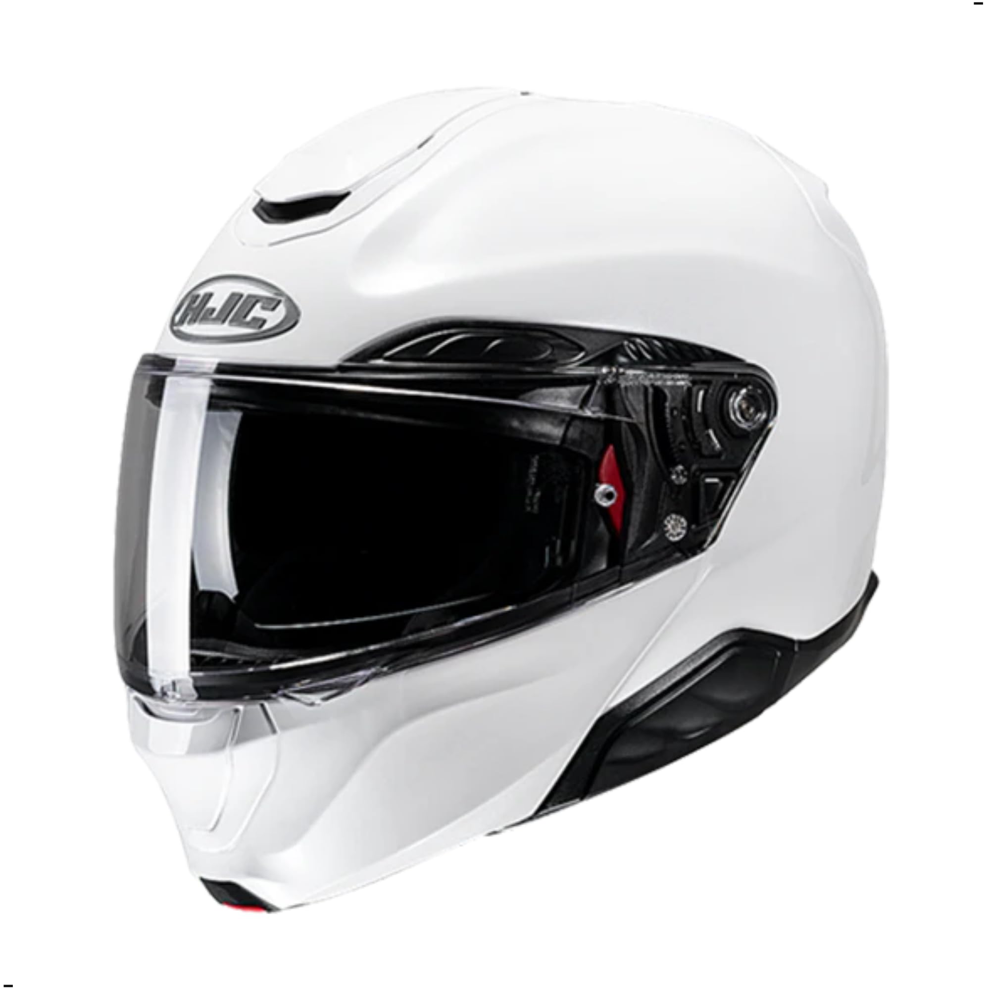 HJC RPHA 91 Solid Modular Motorcycle Helmet with HJ-37 Pinlock Shield, DOT Approved (White, X-Small)