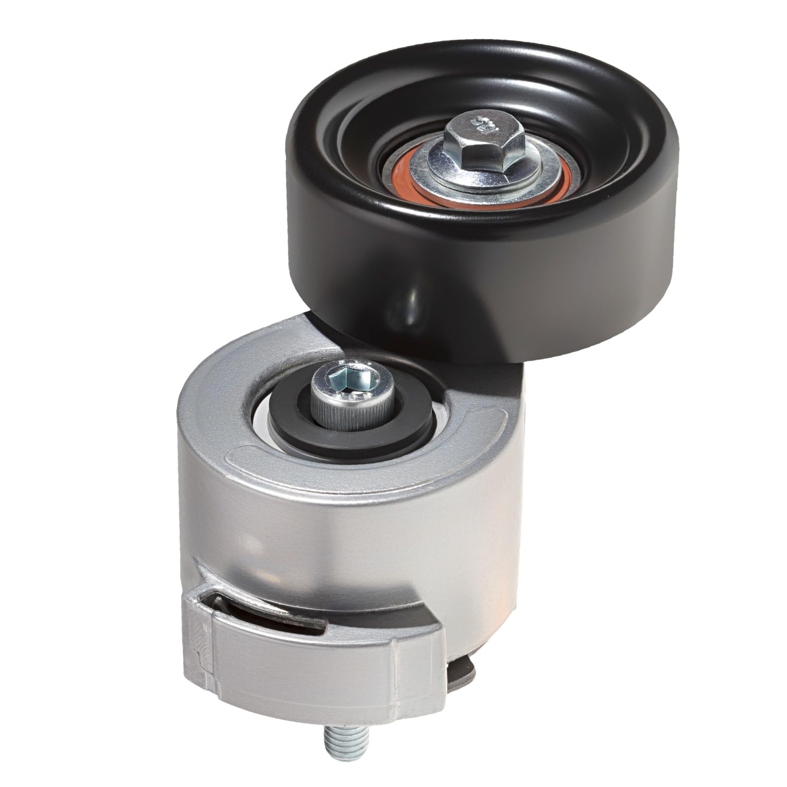 AUQDD 49385 Belt Tensioner and Pulley Assembly (For 3.0L 2986cc 182Cid) Fit For 95-97 Ford Aerostar 07-14 Mustang 92-08 Ranger 9