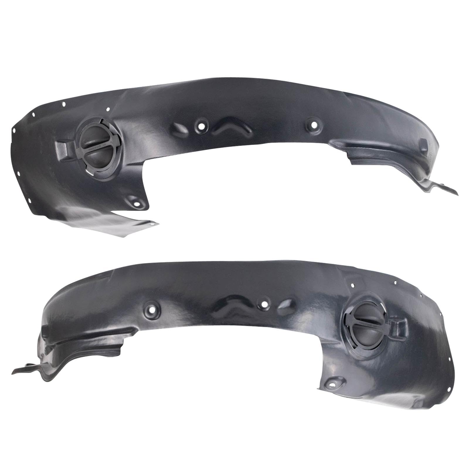 Trq Inner Fender Liner Set Compatible With 2006-2011 Buick Lucerne Gm1248182 Gm1249182