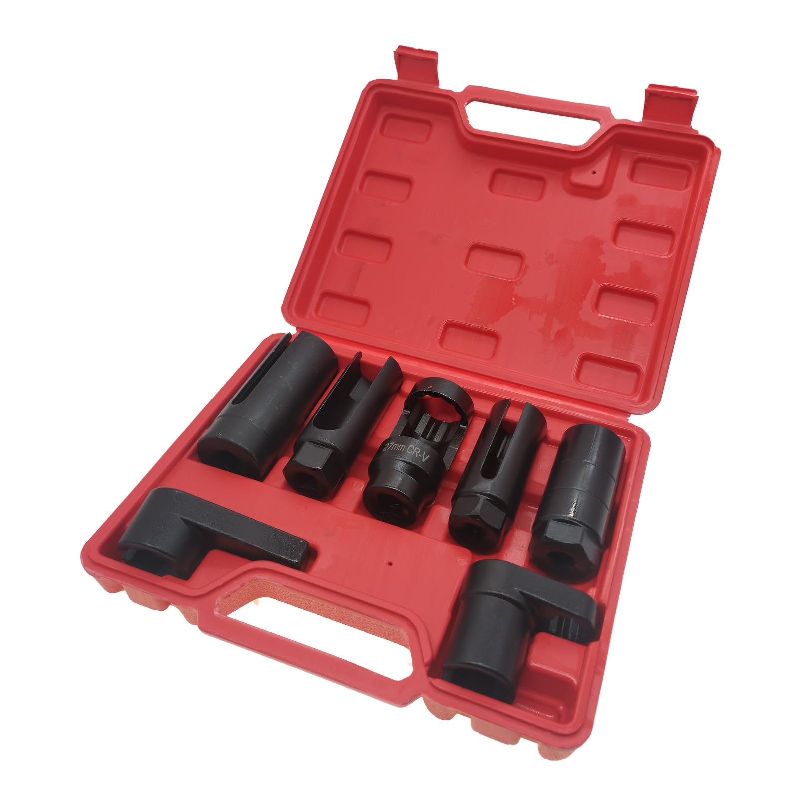 7 Pcs Oxygen Sensor Socket 22Mm (7/8 In), 27Mm, 29Mm Fits All Vehicle O2 Removal And Installation Universal Puller And Removal T