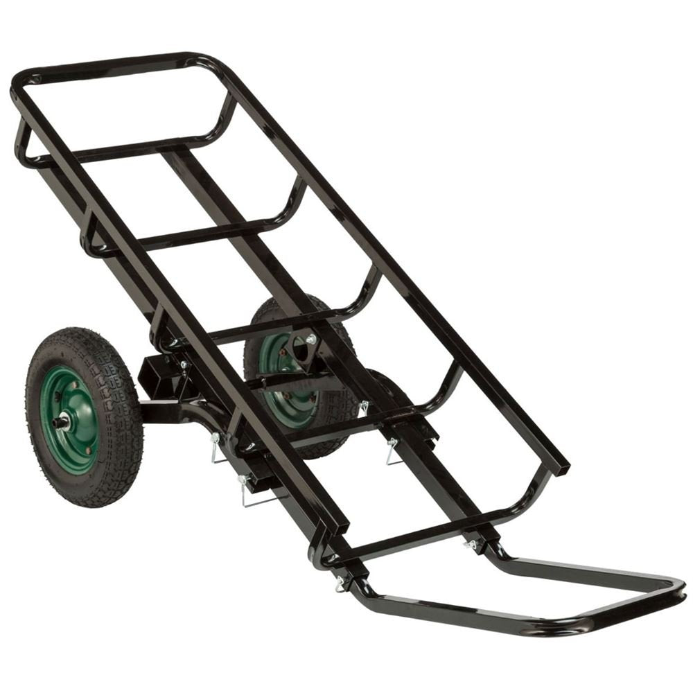 Viking Solutions Vks-Vtg401 Tilt-N-Go Combo Lifting Hunting Deer Trailer And Hauler Cargo Rack With Hitch Adapter And 13.5 Inch Wheels, Black