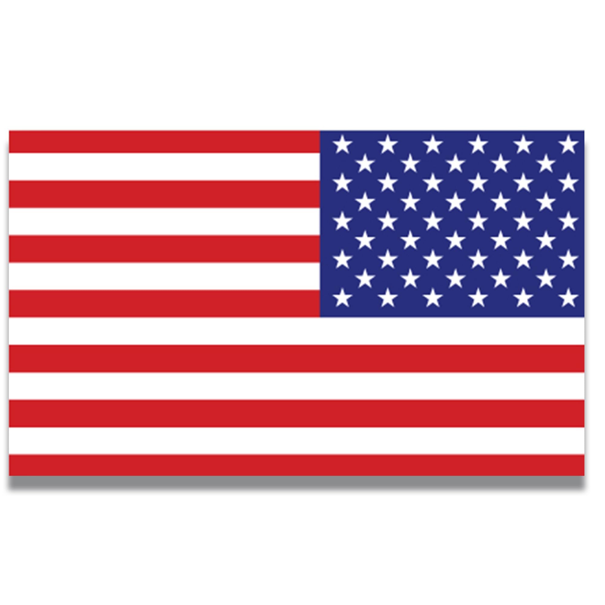 Magnet Me Up Reversed American Flag Magnet Decal, 3X5 Inches, Red White, And Blue, Heavy Duty Automotive Magnet For Car, Truck,