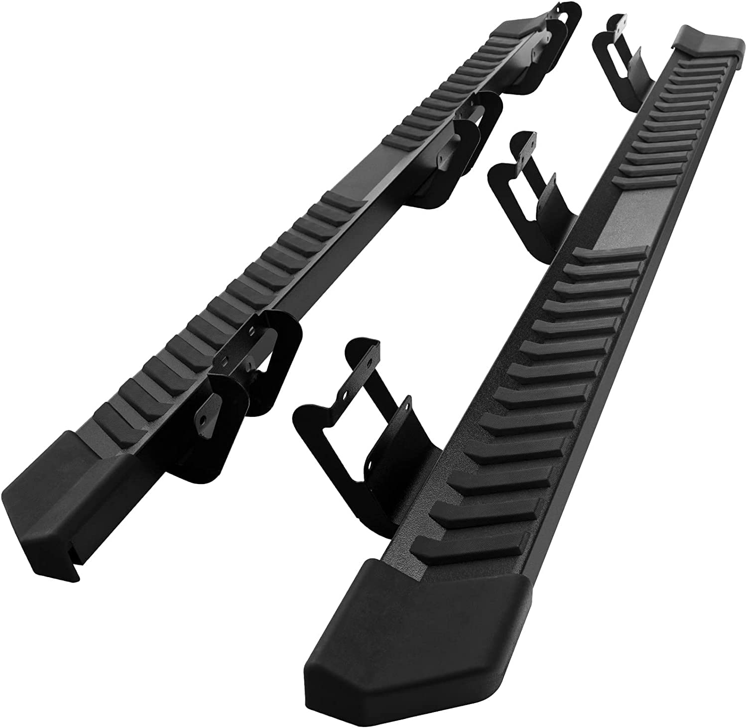 Comnova Side Step Nerf Bar Running Board Replacement For 99-16 Ford F250 Superduty Crew Cab(4 Full Size Door),6 Inch Step Pad Design,Oe Style (Black)