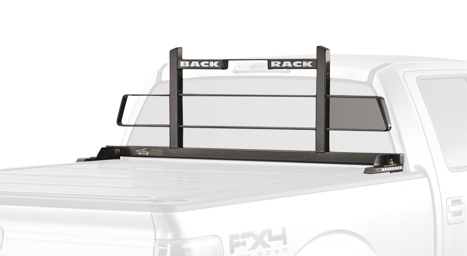 Realtruck Backrack Hardware Kit For Use W/Standard Bed, Black, No Drill | 30147 | Fits 2009-2025 Ram 1500; 2011-2025 Ram 2500/35