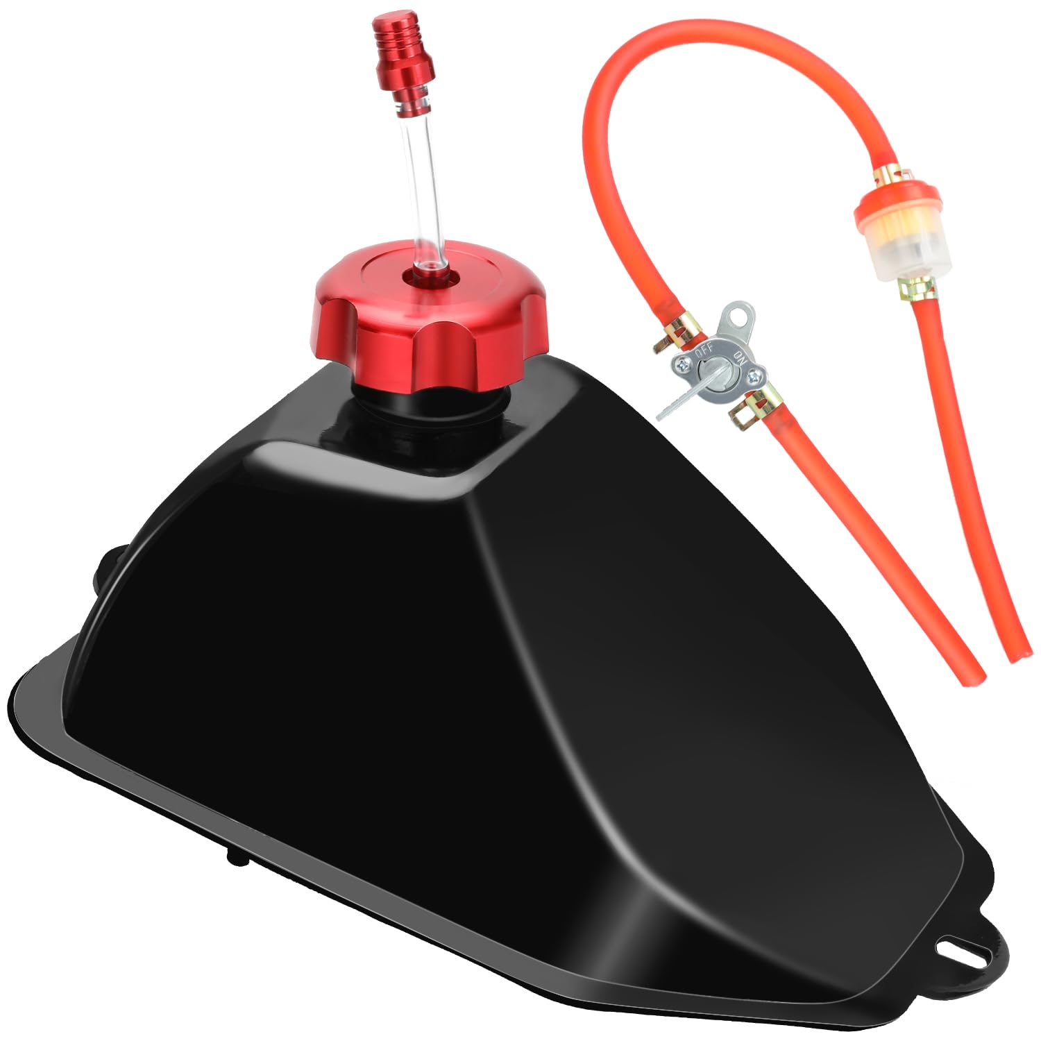 YOXUFA Metal Gas Fuel Tank Cap for 110cc 125cc 50cc 70cc 90cc ATV Coolster Taotao ATA-110B Chinese Quad 4 Wheeler PeaceSport Rok