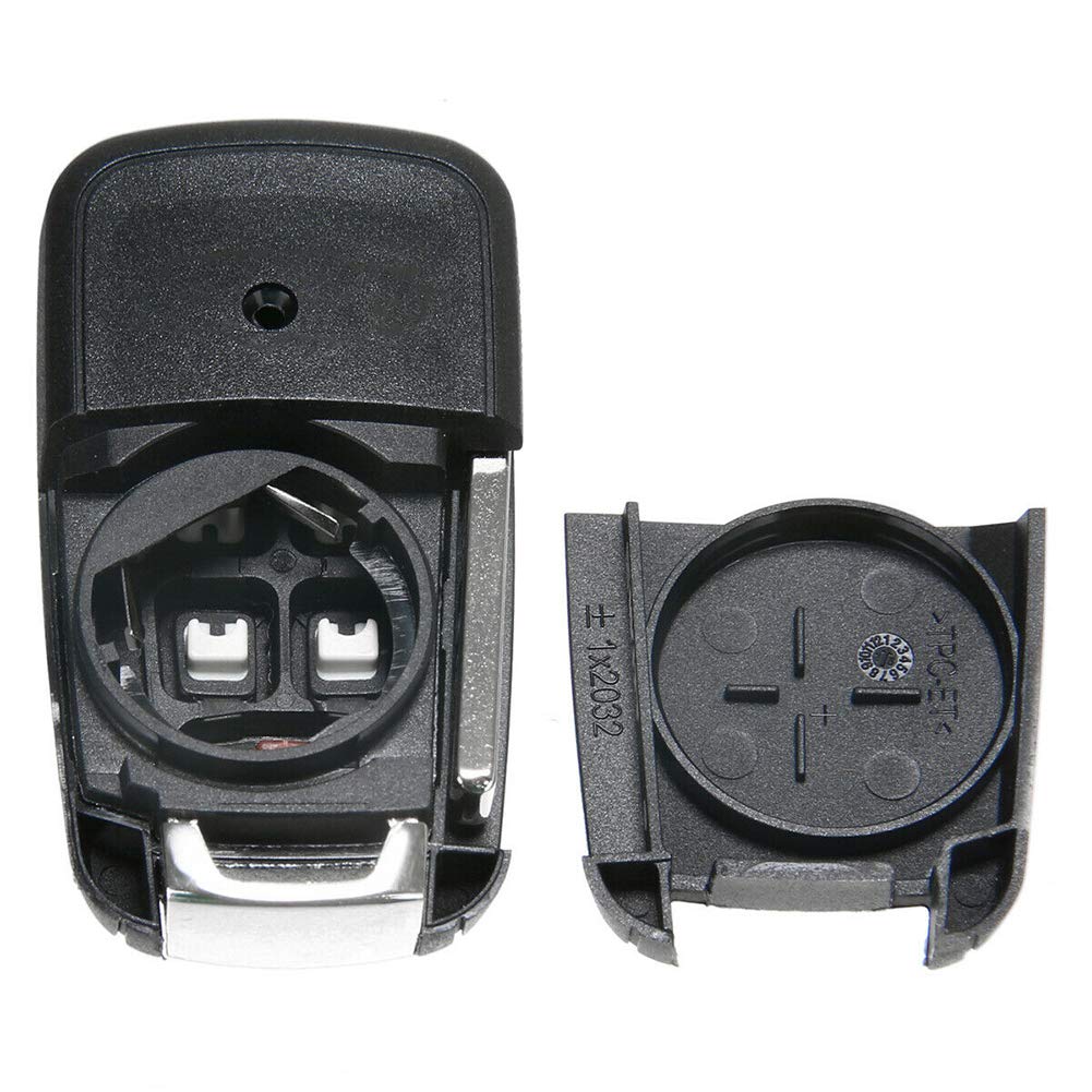 CAUORMOTE 2 Pack Key Fob Shell Case - OHT01060512, 5 Button, ABS, Chevy/GMC Compatible, 315MHZ, Black