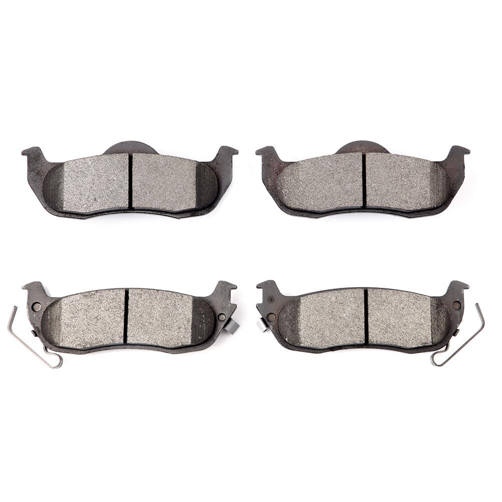 Cciyu D1041 Rear Semi-Metallic Disc Brake Pads Kit For Nissan Armada 2005-2015 2017-2018,For Nissan Pathfinder Armada 2004 4Pcs