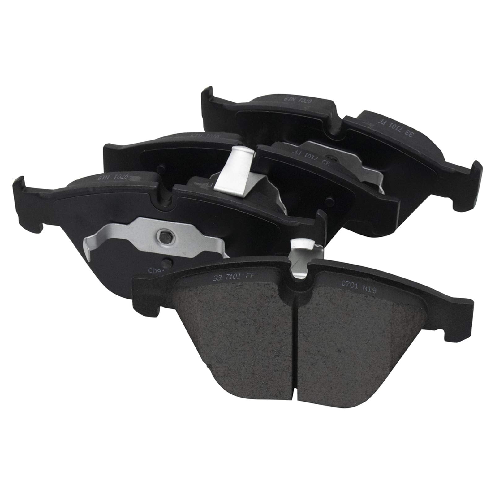 Trq Front Brake Pad & Rotor Kit Brake Pads Brake Rotor Ceramic Compatible With 2012-2013 Bmw 328I 2012 335I