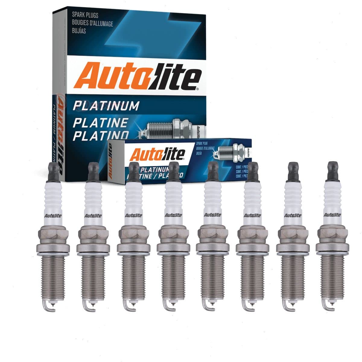 8 pc Autolite Platinum Spark Plugs compatible with Nissan Titan 2004-2015