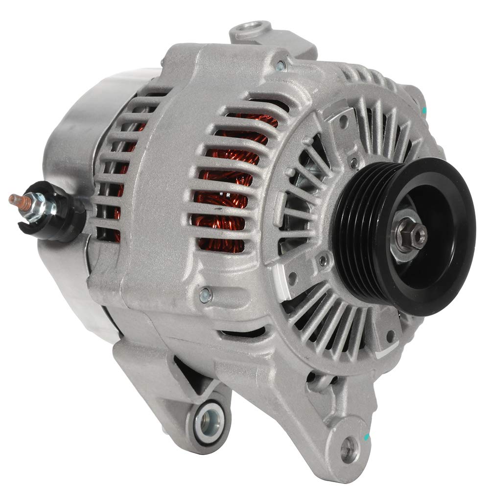 SCITOO Alternator Fits for Jeep Grand Cherokee & for Dodge Durango Dakota 4.7L V8 1999 & 2000-12V 136Amp CW 6-Groove Pulley, Rep