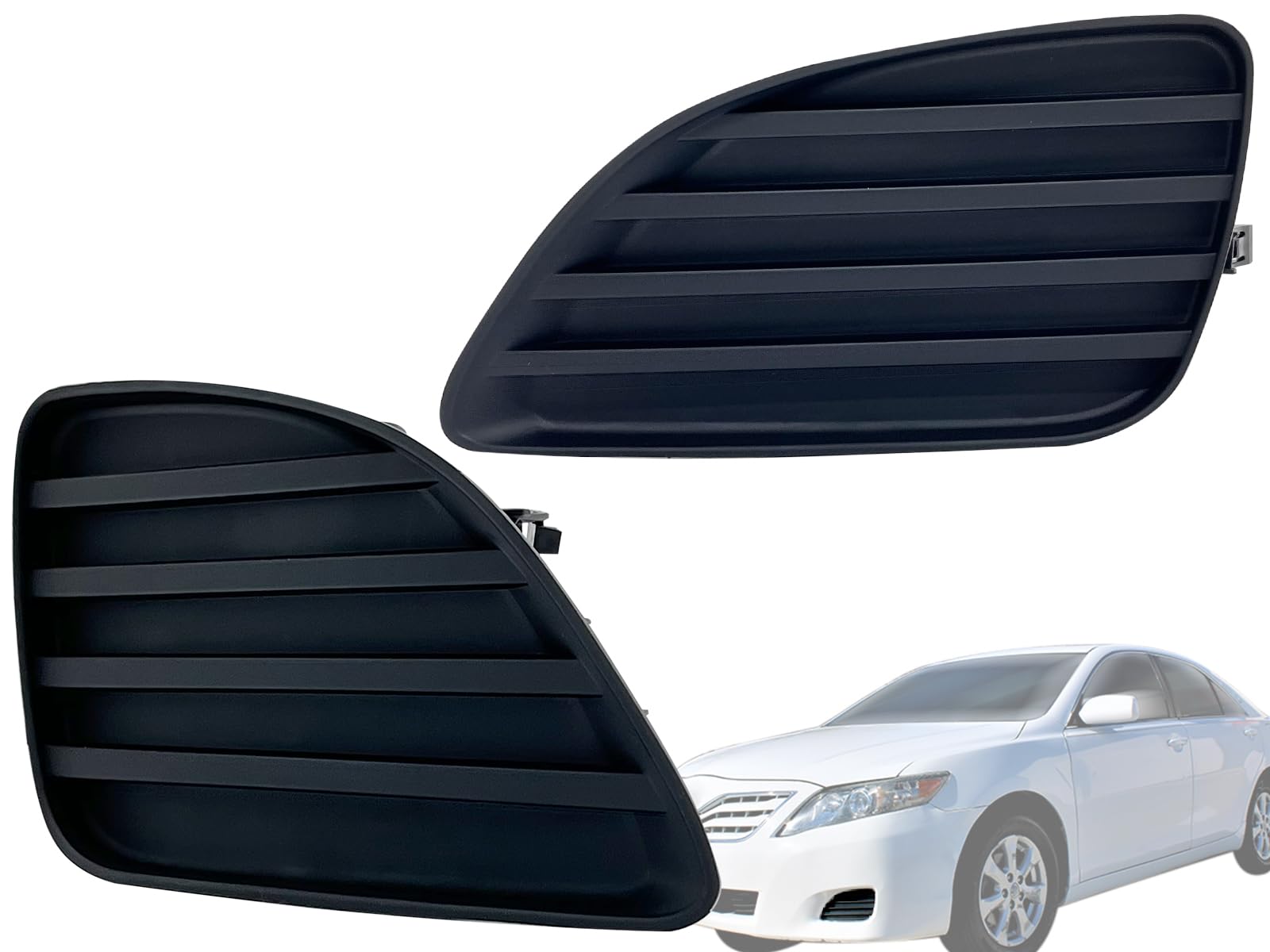 Auto Parts Avenue APA Replacement Front Bumper Fog Light Opening Hole Cover for 2010 2011 Camry Passenger Driver 5212706140 5212