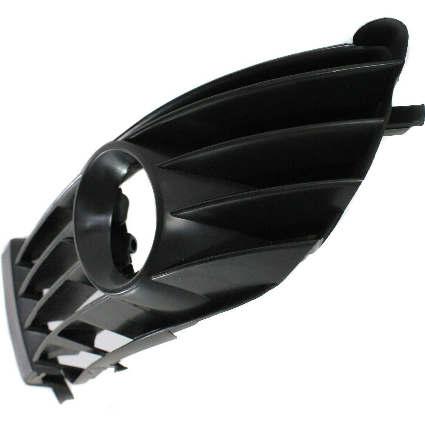 Dat Auto Parts Left Front Driver Side Fog Light Grille Cover Insert Replacement For 2001-2005 Volkswagen Passat Black Textured P