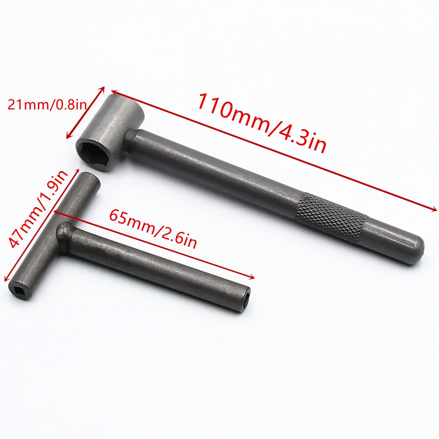 YOUSEMOT Motorcycle Scooter Valve Tool, Tappet Engine Valve Screw Repair Wrench, Adjusting Square Hexagonal Hole Tool for motorc