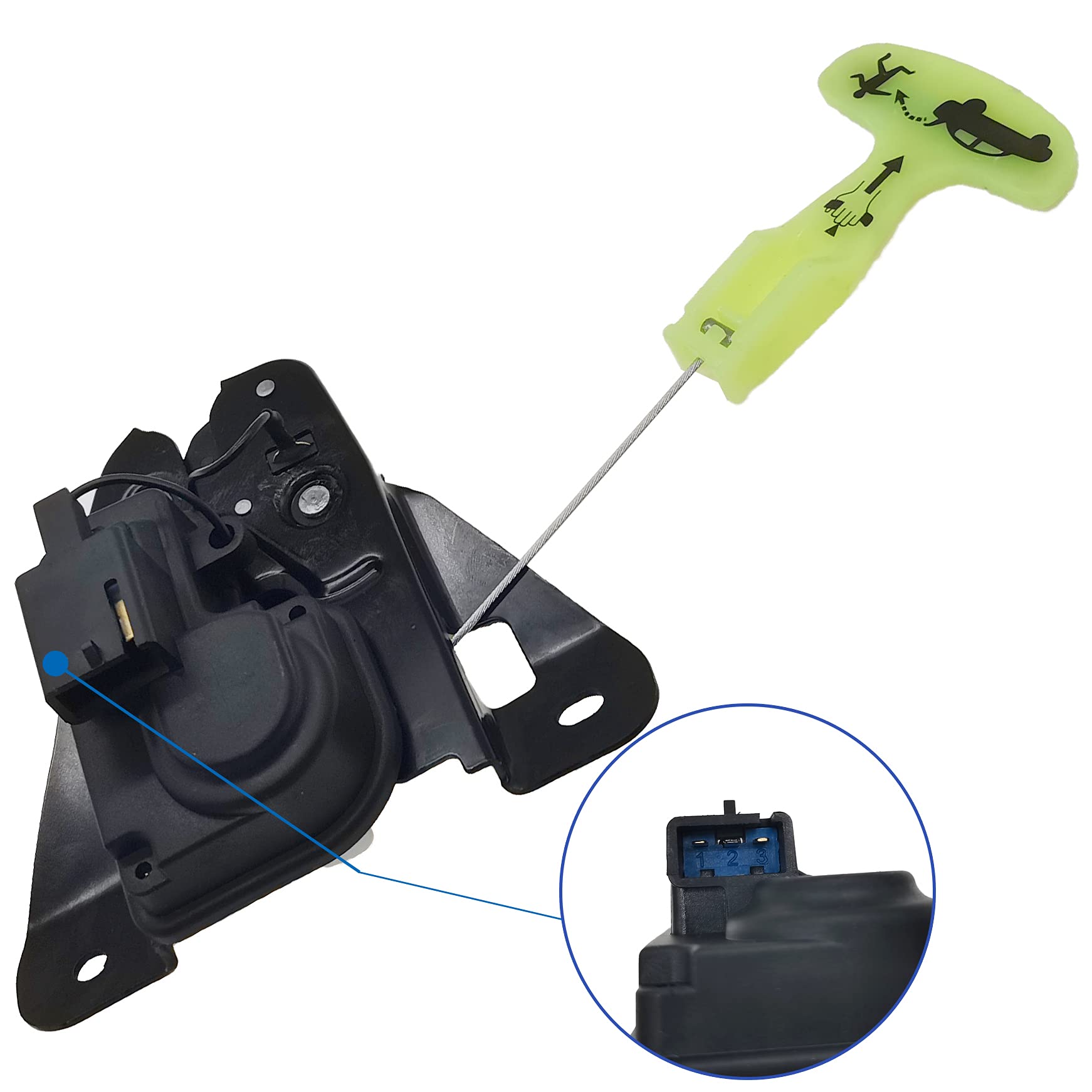 SFYAUTO Tailgate Lock Trunk Latch Actuator 931-714 5056244AA 5056244AB Compatible With Dodge Charger Challenger Avenger Dart Chr