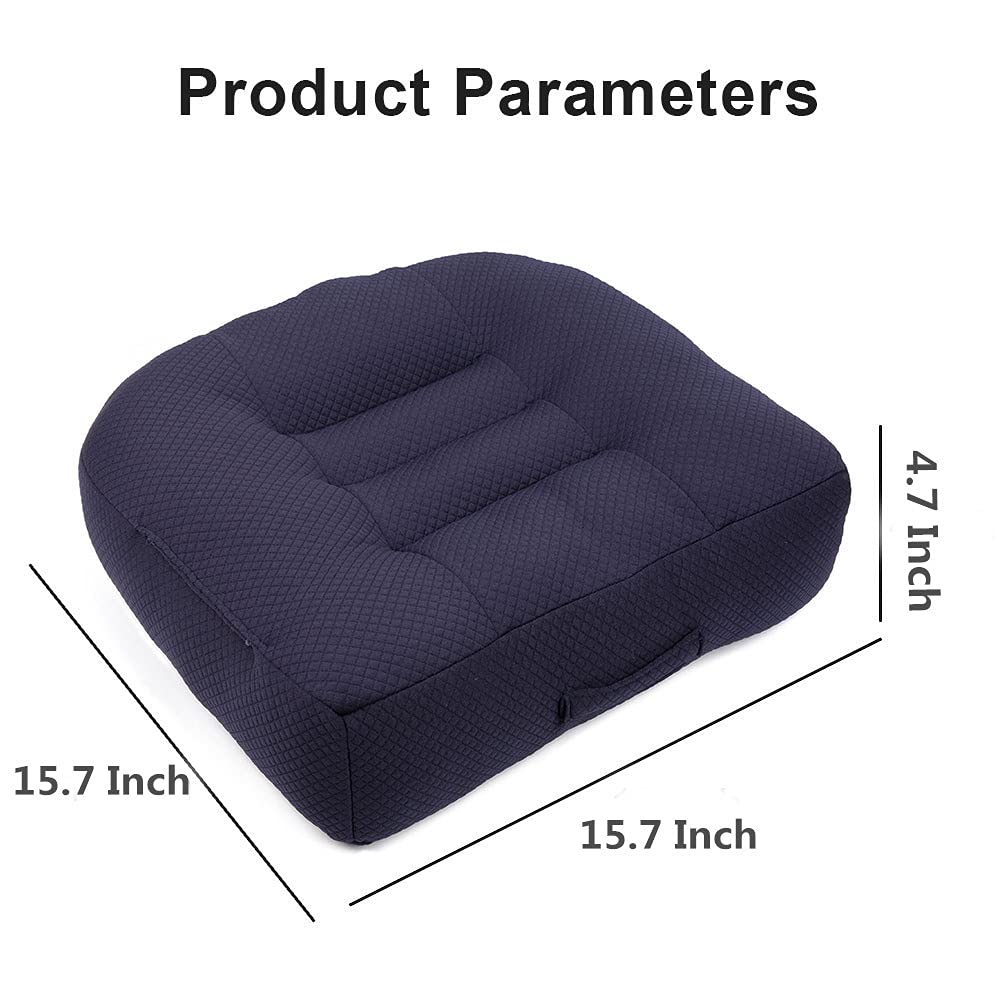 Car Booster Seat Cushion Heightening Height Boost Mat, Breathable Mesh Portable Car Seat Pad Angle Lift Seat For Car, Office,Hom