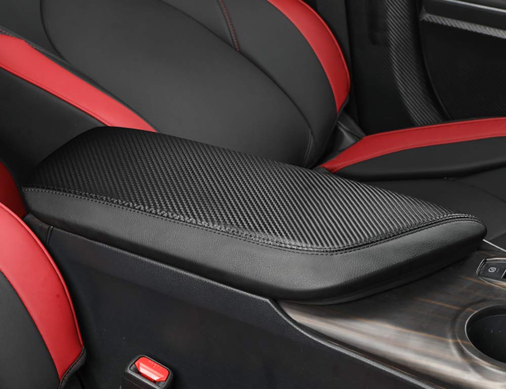 INTgET car center console Armrest cover for 2018 2019 2020 2021 2022 2023 Toyota camry Accessories Interior Leather Elbow Arm Re