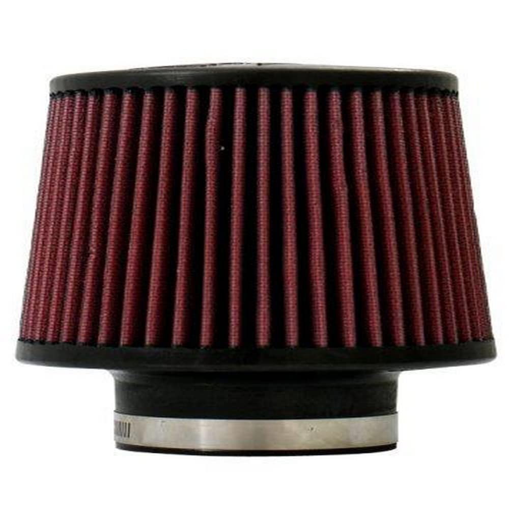 Injen 8-Layer Oiled Cotton Gauze Air Filter (Black/Red)