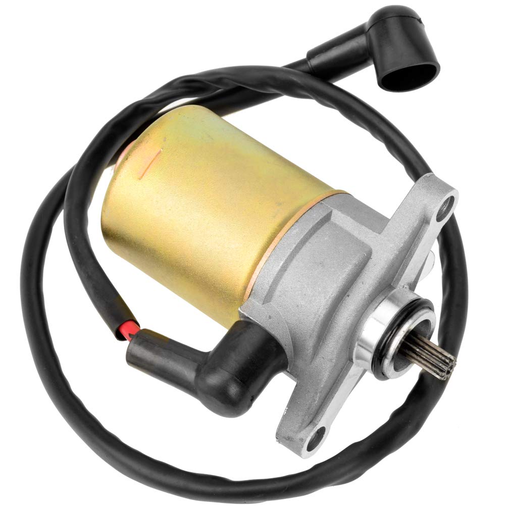 Hiaors 10 Teeth Starter Motor For Tao Tao Jonway Sunl Roketa Baja Peace Sports Gy6 47Cc 49Cc 50Cc Chinese 4-Stroke Qmb139 Engine