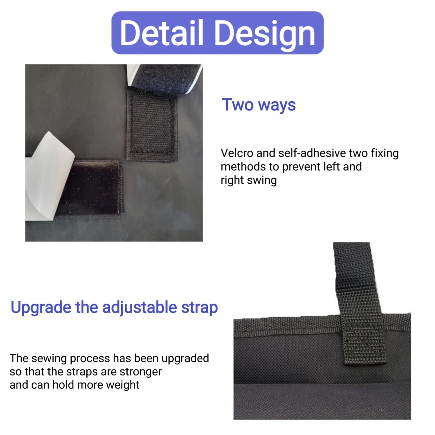 Aophy Car Trunk Organizer, Backseat Hanging Organizer With 5 Pockets, Waterproof Collapsible Cargo Storage Bag, Car Interior Accessories Car Seat Organizer For Suv, Truck, Mpv