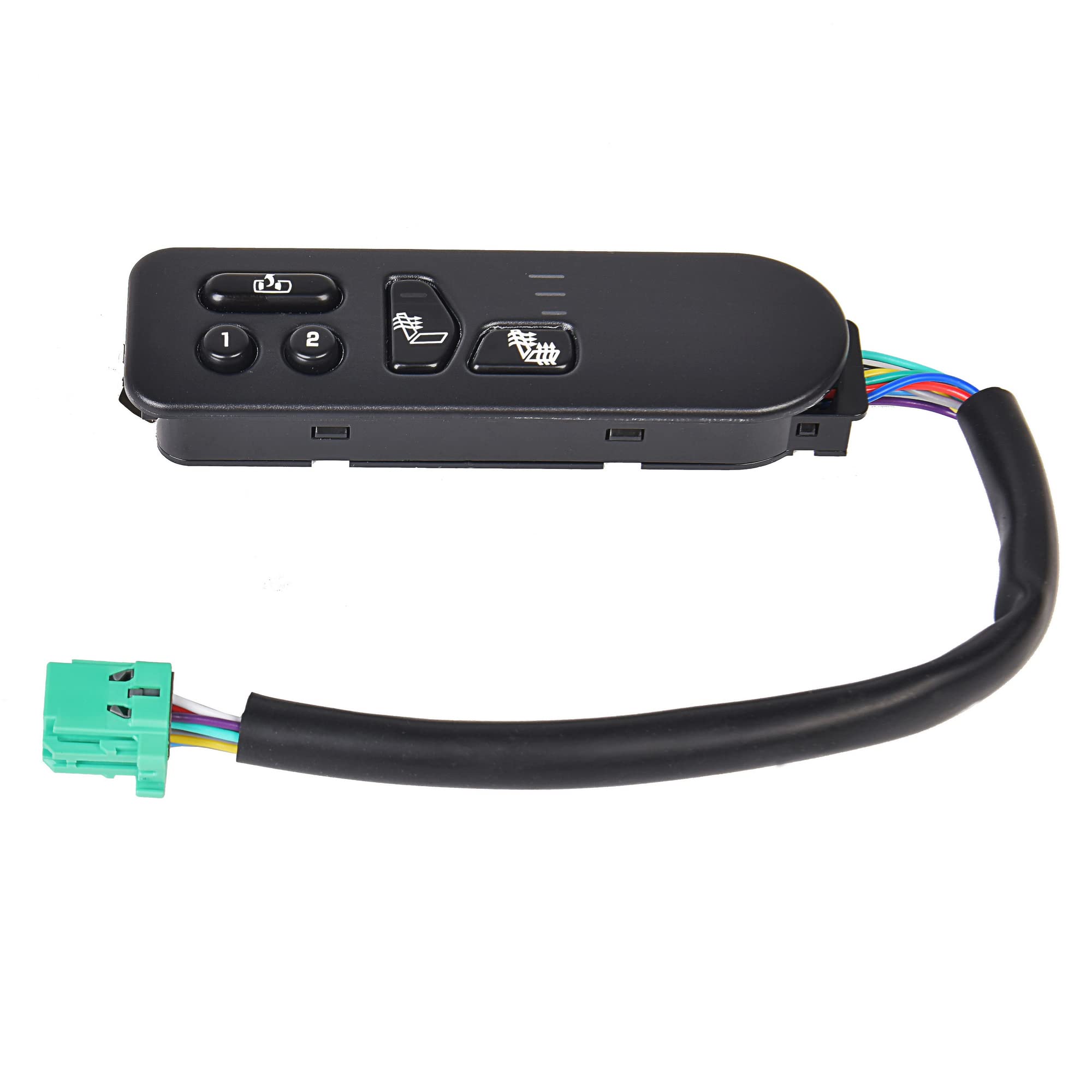 Seat Heater Switch Driver Side Compatible with 2003-2007 Chevy Silverado 1500 2500 3500 GMC Sierra 1500 2500 3500 Replaces 15116