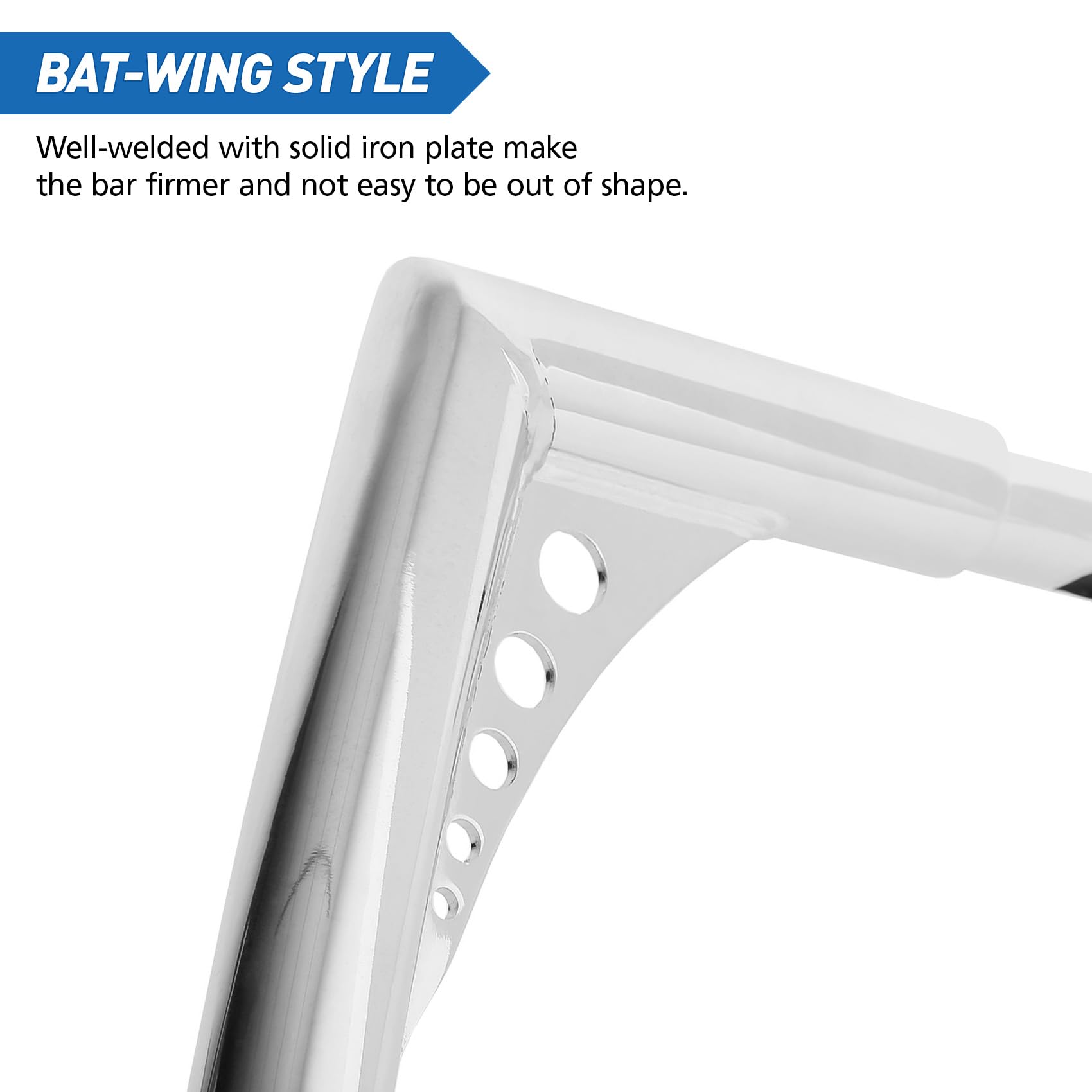 XFMT 16" Chrome APE Hangers Handlebar for Harley Sportster XL, Softail, Dyna, Road King - Iron, Model XF-161006-MT