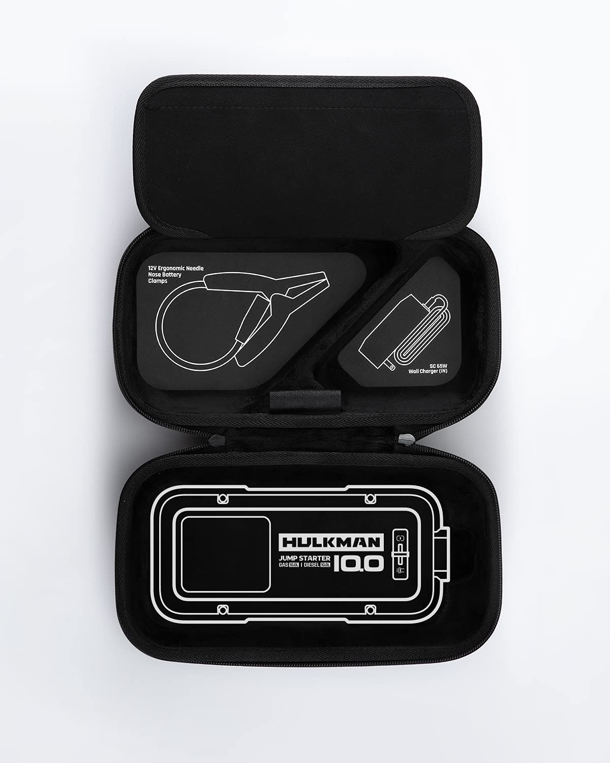HULKMAN Alpha Bag Max EVA Protection Case for Alpha100 Jump Starter - Durable, Lightweight, Ideal for Travel