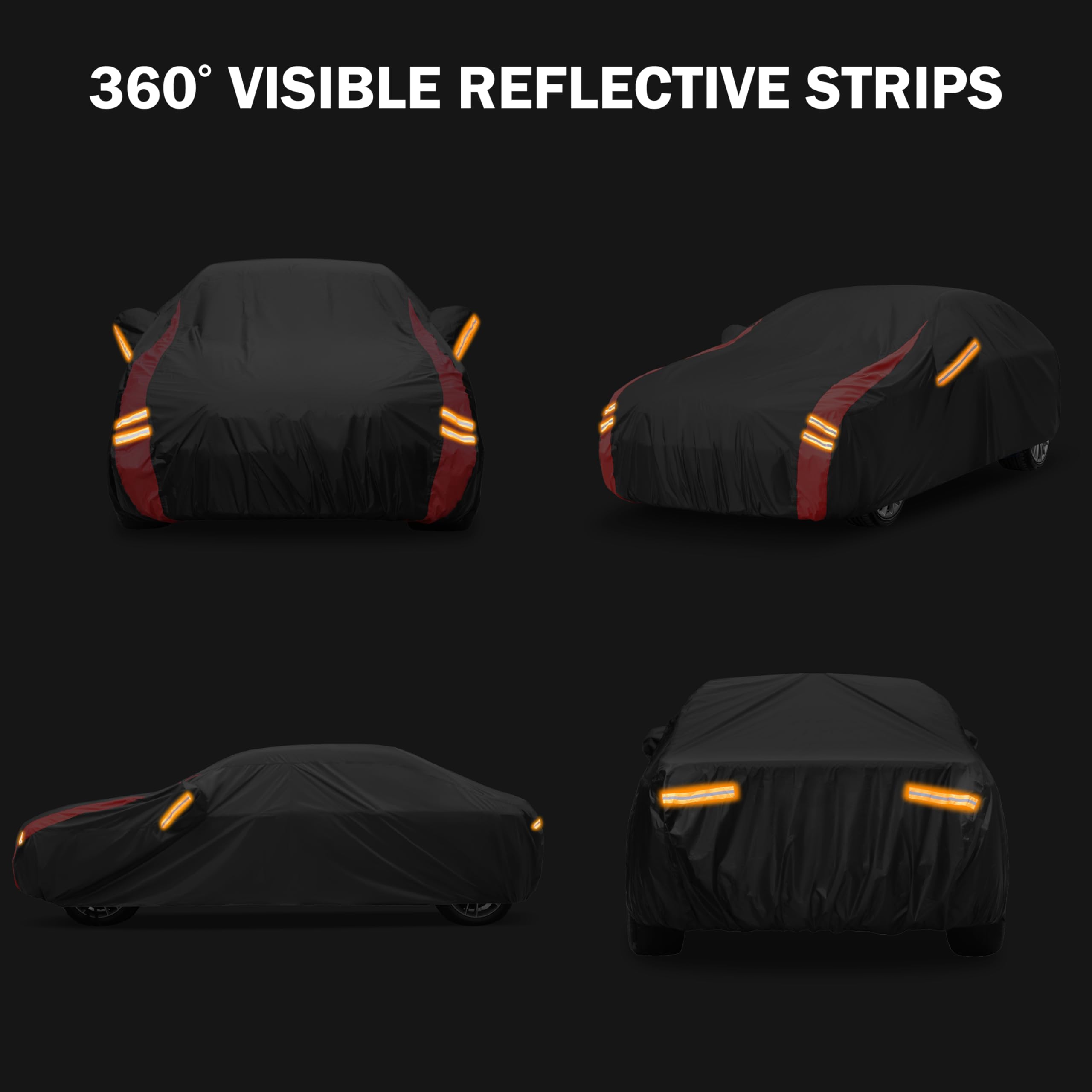 MBLCOOVERS Car Cover Automobiles Waterproof All Weather for for Sports Coupe Fit Coupe Buick Lesabre,Cadillac de Ville/Eldorado,
