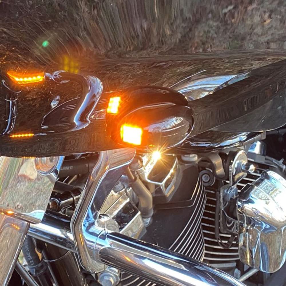 Custom Dynamics Probeam Dynamic Led Front Turn Signals For 2015+ Road Glide H-D Motorcycles - Black