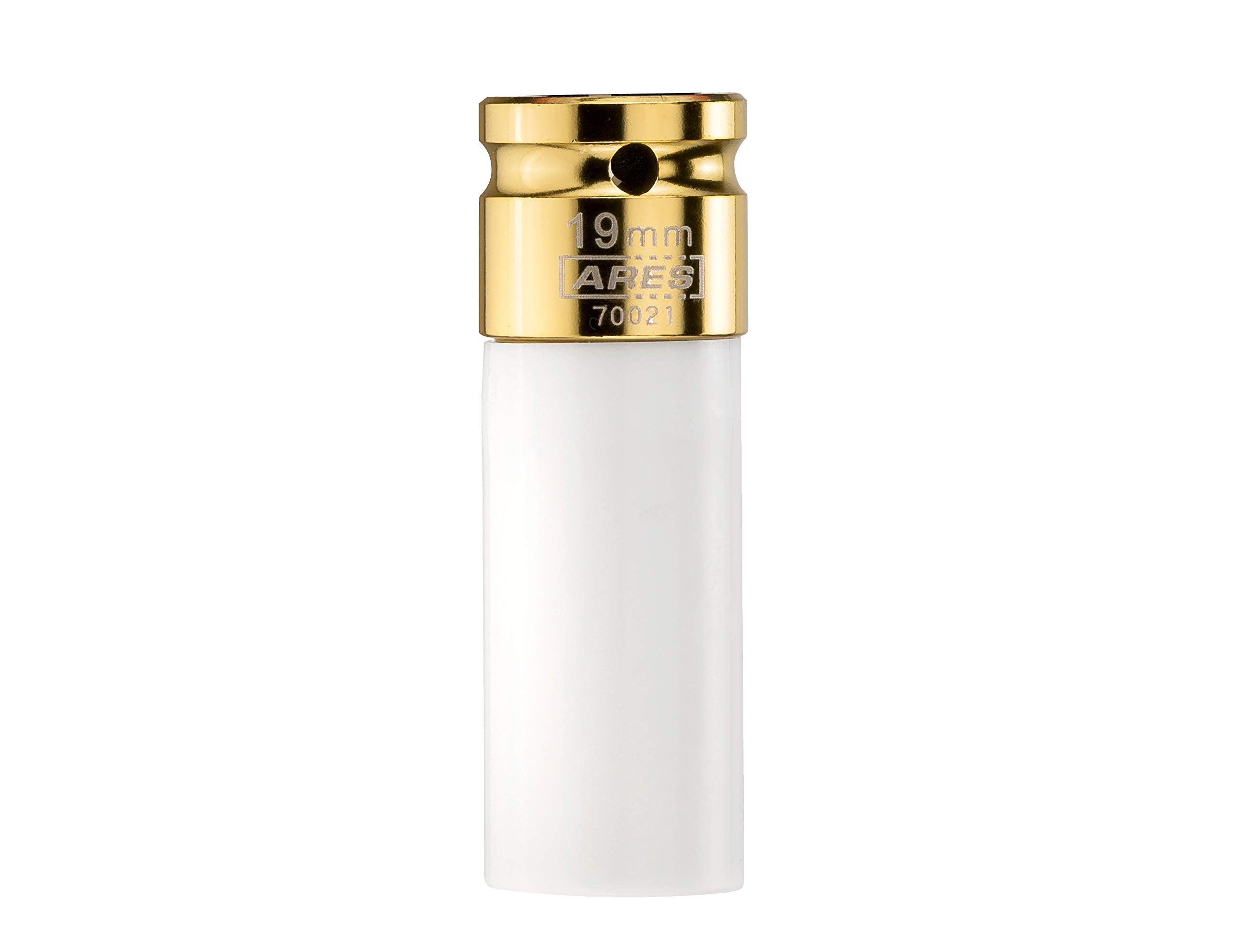 Ares 70021-1/2-Inch Drive 19Mm Non-Marring Lug Nut Socket - Protective Sleeve Protects Custom Rims And Lug Nuts From Damage - Co