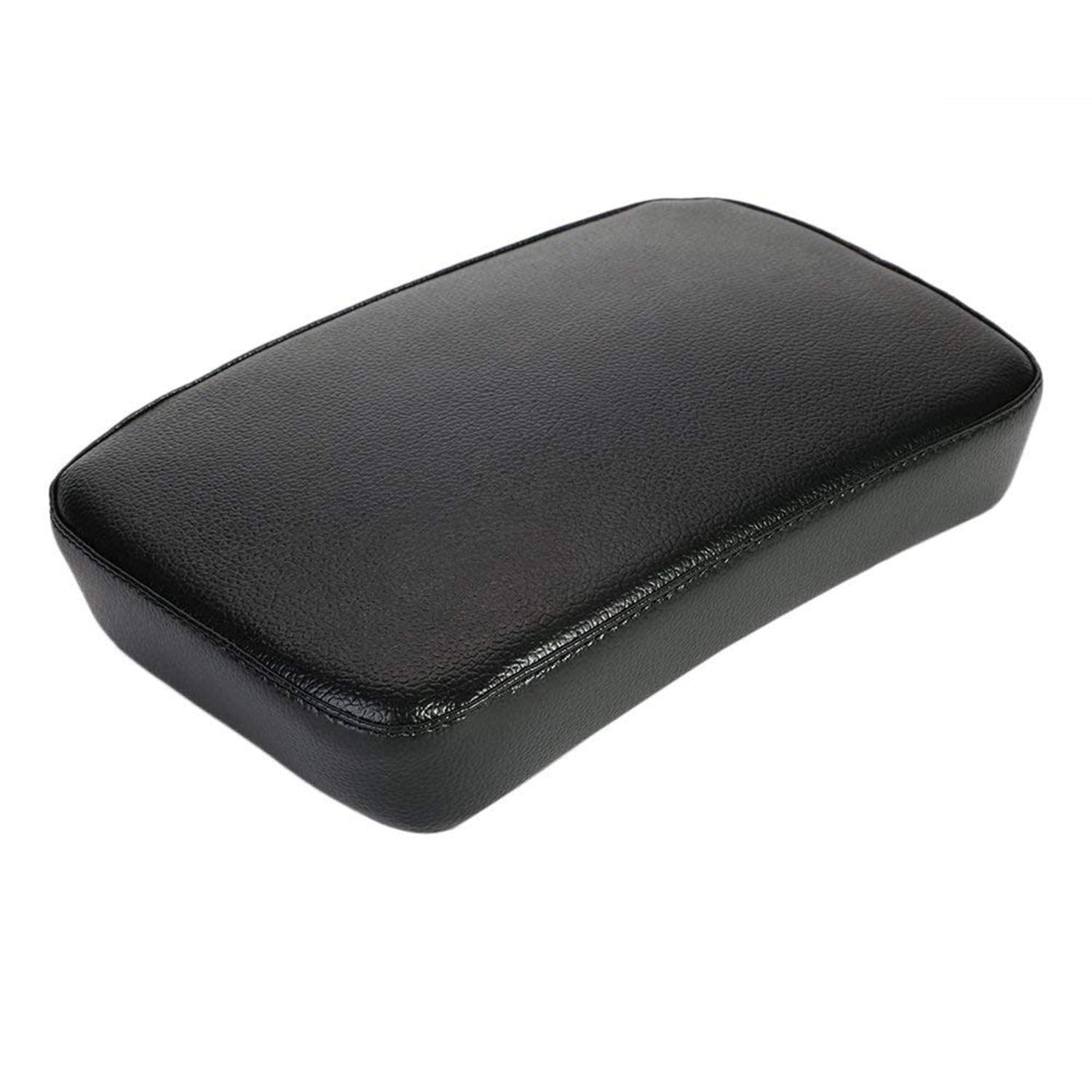 Osan Leather Pillion Pad 6 Suction Cup Rear Passenger Seat For Harley Custom Bikes