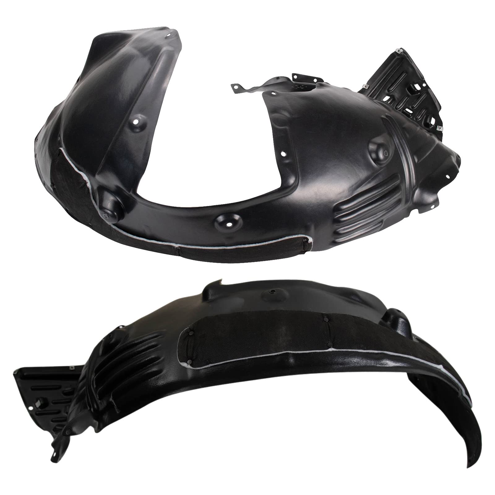 Trq Inner Fender Liner Set Compatible With 2017-2020 Acura Mdx Ac1248139 Ac1249139