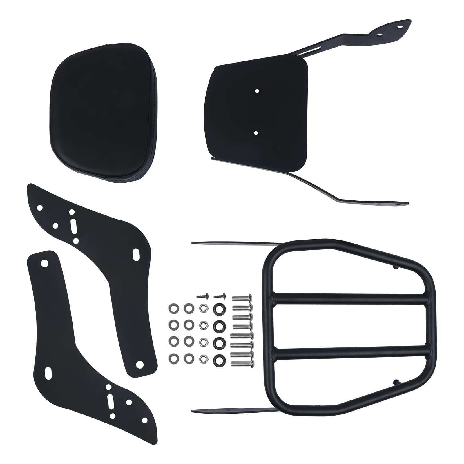 Worldmotop Motorcycle Sissy Bar Backrest Rear Passenger Seat For Honda Rebel Cmx1100 Cmx 1100 2021 2022 Detachable Backrest (For