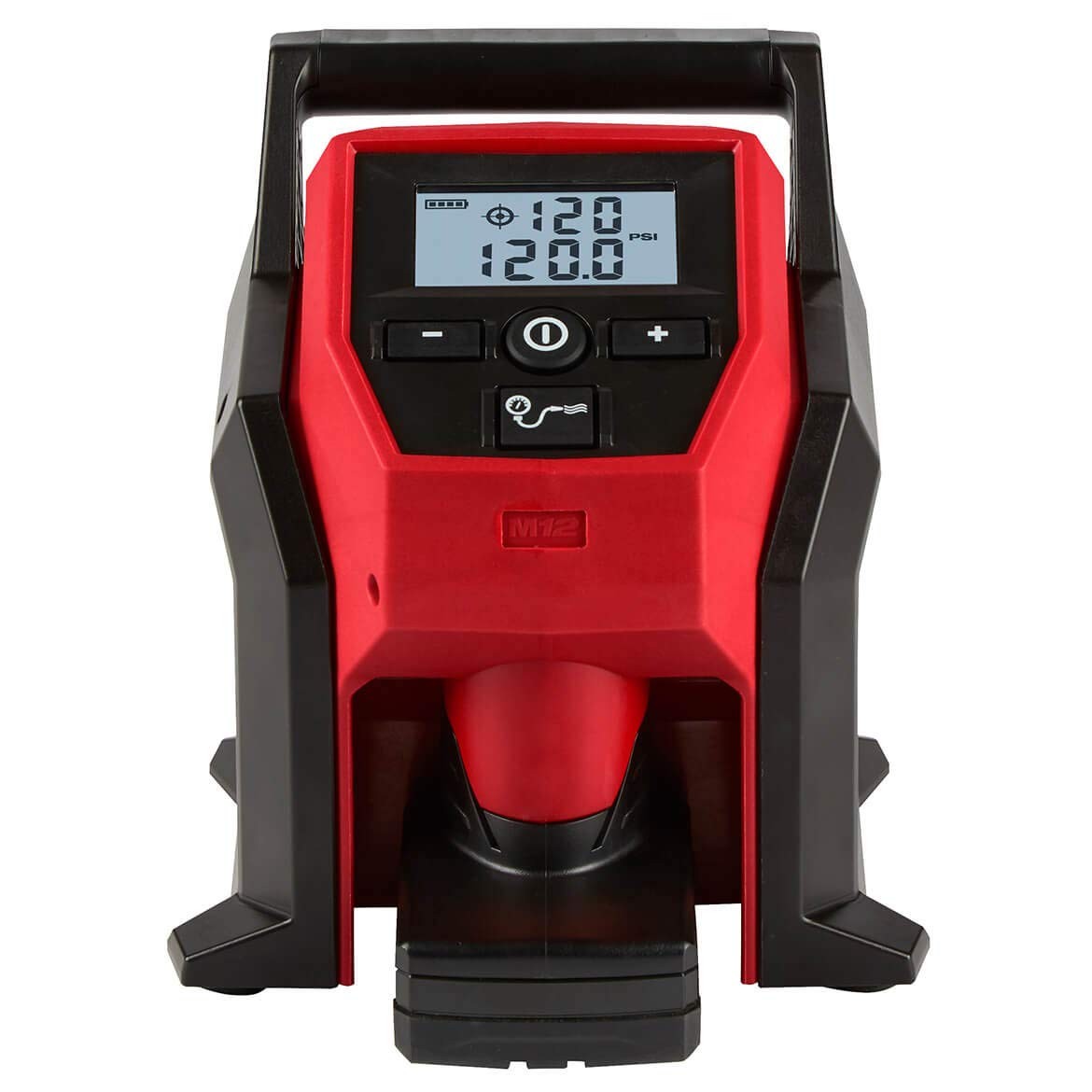 Milwaukee M12 Compact Inflator Kit - Red, Model 2475-21XC, Durable Material