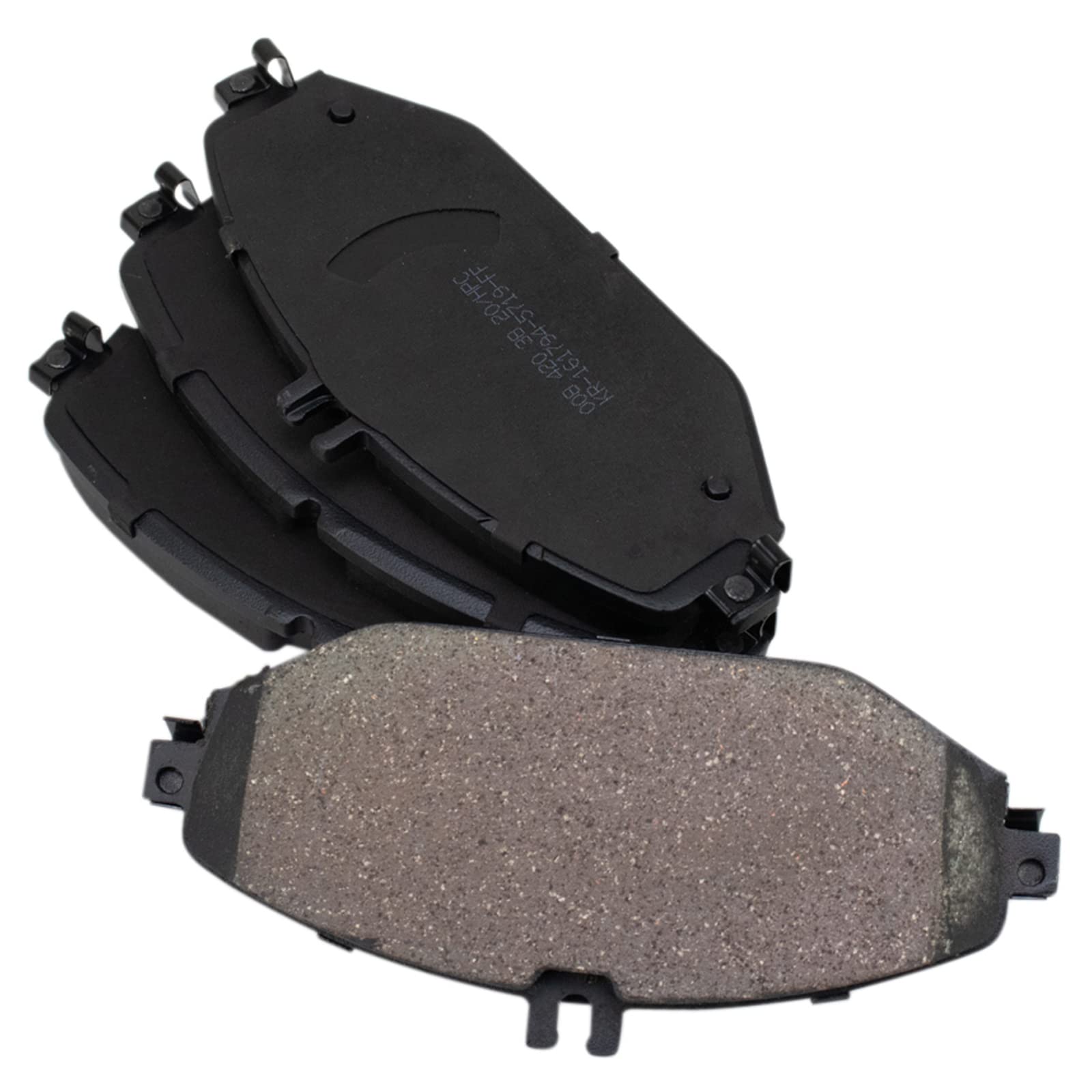 Trq Front Brake Pads Ceramic Compatible With 2015-2020 Mercedes-Benz C300 2018-2019 E300