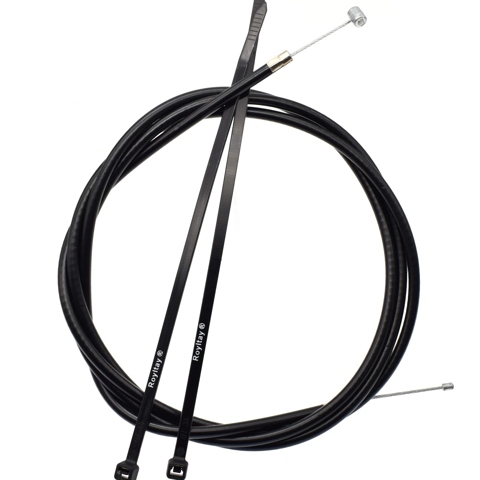 Royitay Throttle Cable 65" for Manco Go Kart, 60" Housing, Black, Model RT087, 1 PCS