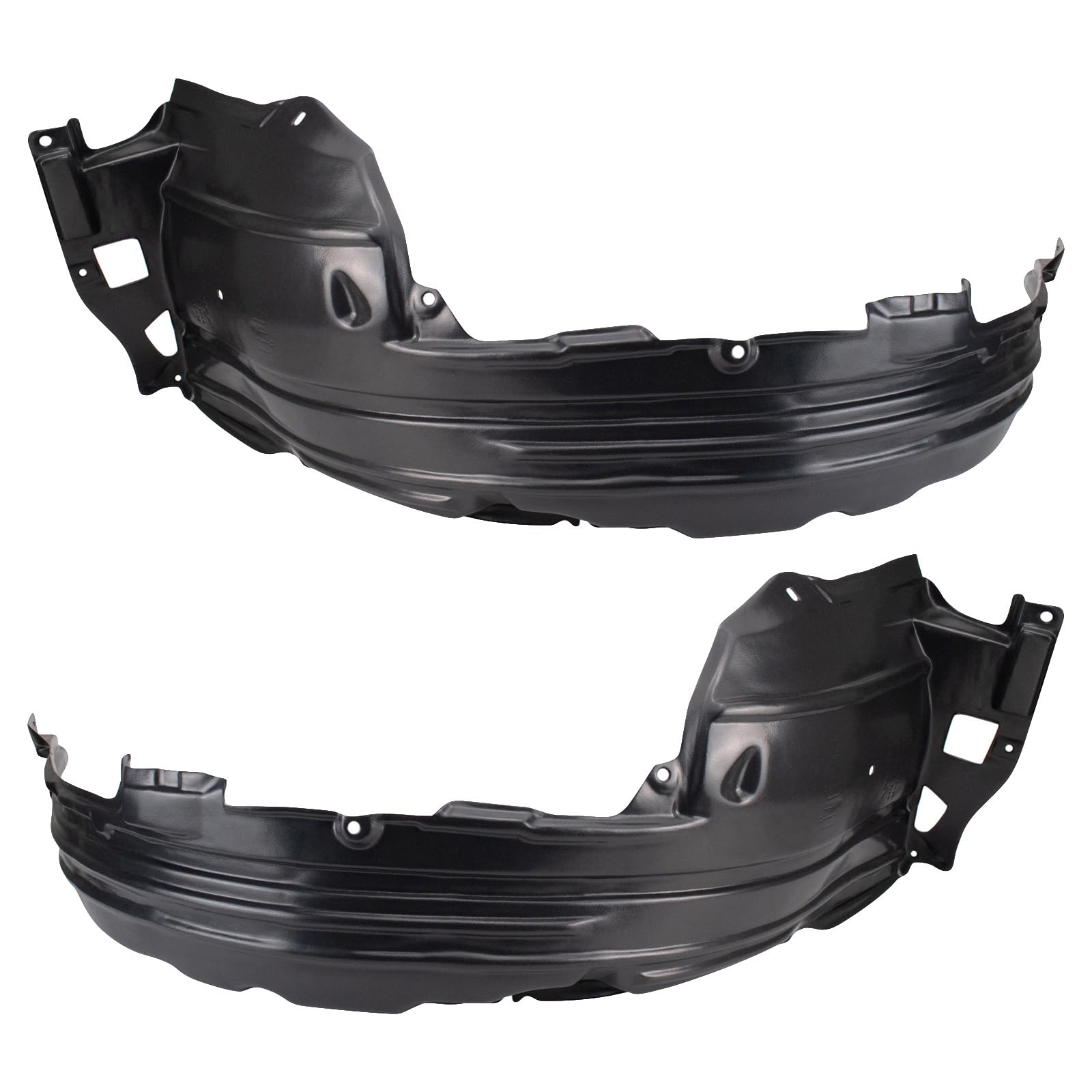 Trq Inner Fender Liner Set Compatible With 2007-2012 Acura Rdx Ac1248122 Ac1249122