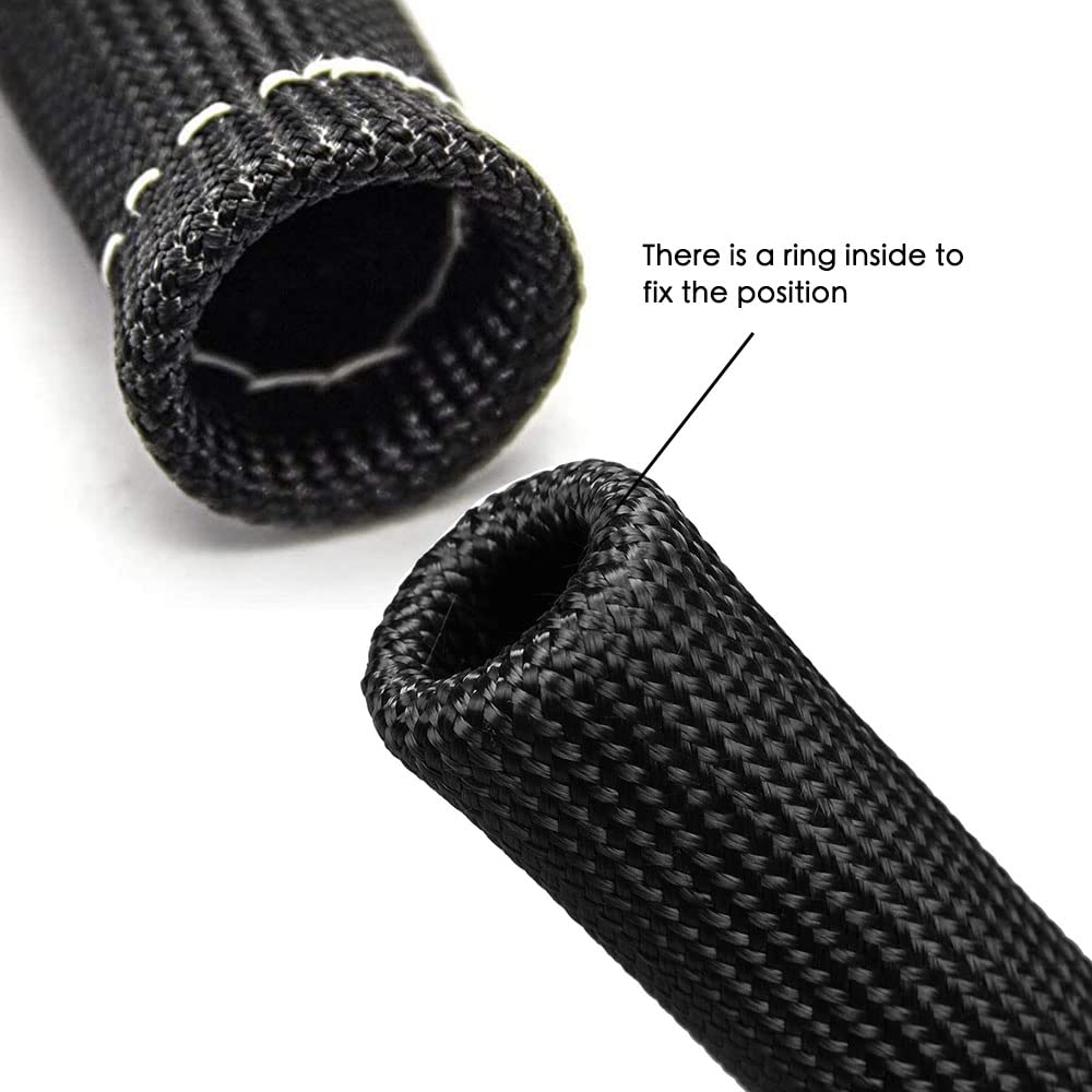Spark Plug Wire Heat Shield Spark Plug Wire Heat Sleeve Spark Plug Wire Protection 2500 Degree High Temp Heat Tape Protect 8-Pac