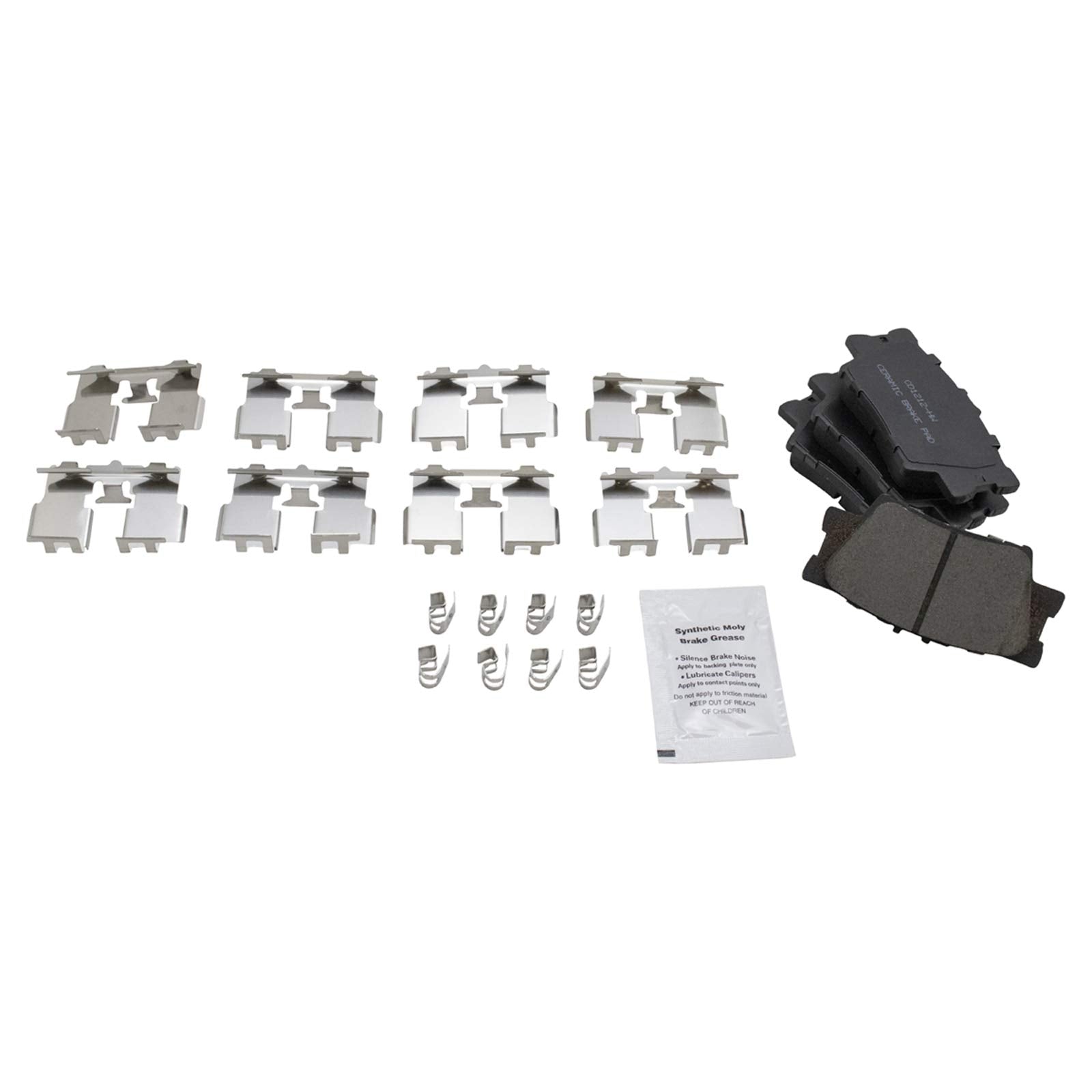 Trq Rear Brake Pad & Rotor Kit Brake Pads Brake Rotor Ceramic Compatible With 2013-2018 Lexus Es300H Es350 Toyota Avalon 2012-20